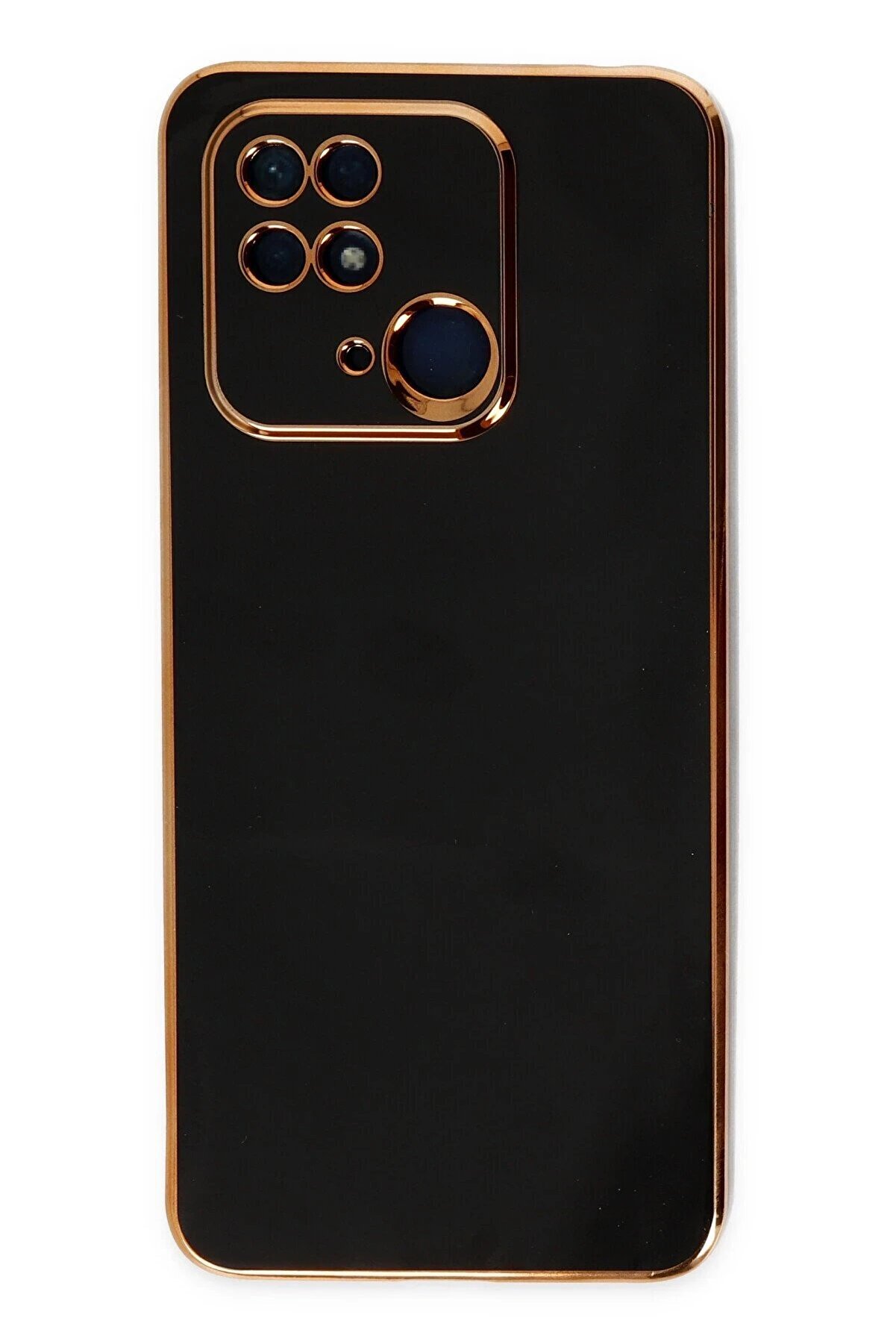 Xi̇aomi̇ Redmi̇ 10C Kılıf Volet Si̇li̇kon - Si̇yah - Dropx6004-1226