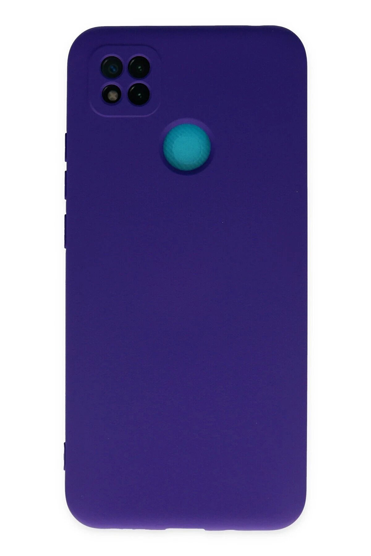 CepteToptan Xiaomi Redmi 9C Kılıf Nano içi Kadife Silikon - Mor - DROPX8439-3324