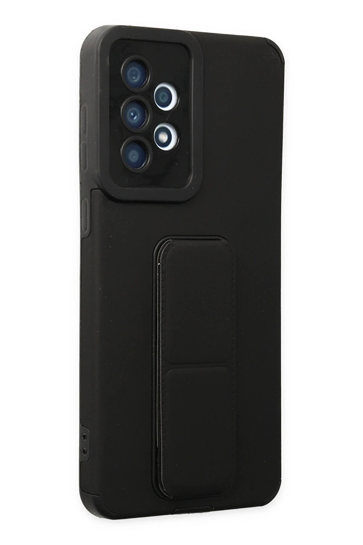 Samsung Galaxy A33 5G Kılıf Mega Standlı Si̇li̇kon - Si̇yah - Dropx1471-2636