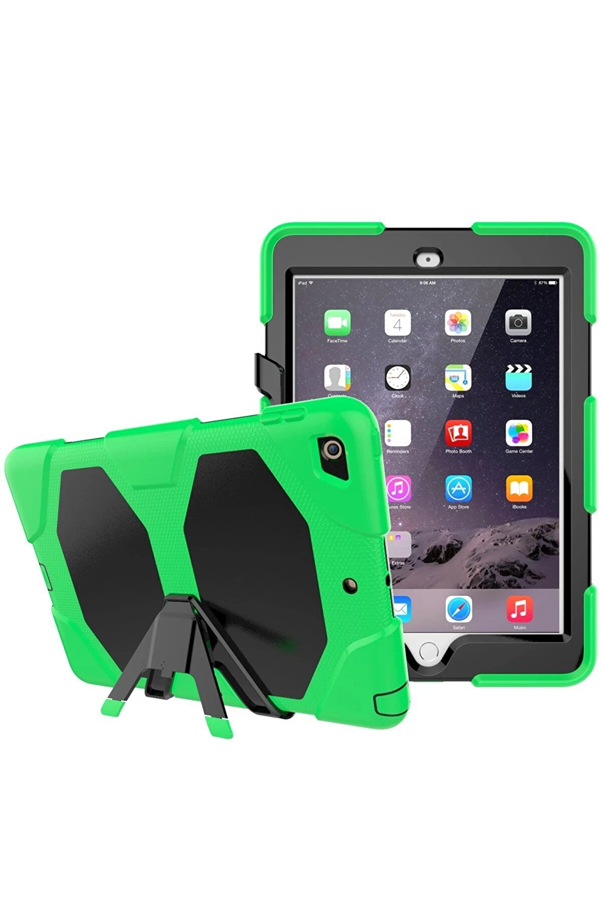İpad 5 Ai̇r 9.7 Kılıf Gri̇ffi̇n Tablet Kapak - Yeşi̇l - Dropx3350-7461