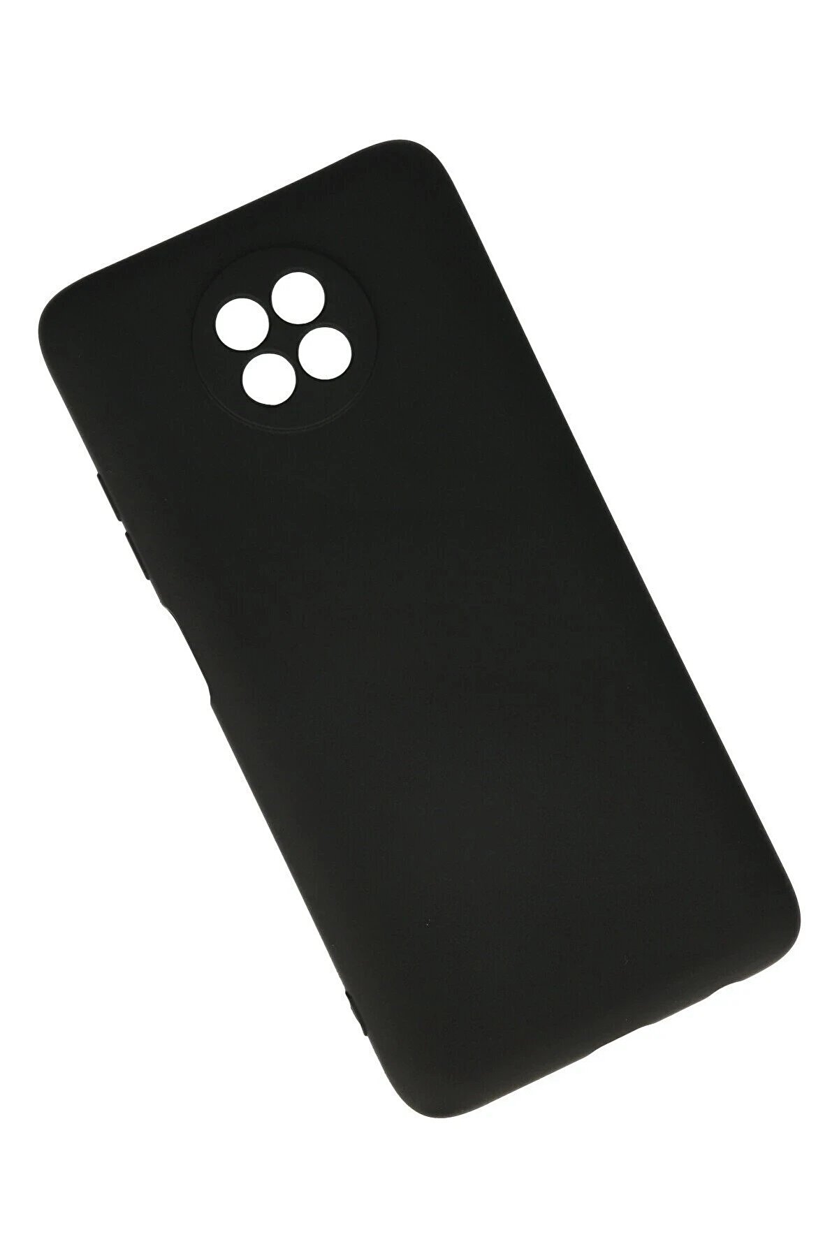 Xi̇aomi̇ Redmi̇ Note 9 5G Kılıf Nano İçi̇ Kadi̇fe Si̇li̇kon - Si̇yah - Dropx4577-7452