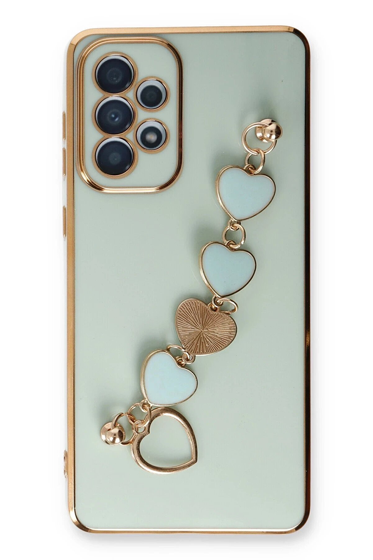 Samsung Galaxy A33 5G Kılıf Esi̇la Si̇li̇kon - Su Yeşi̇li̇ - Dropx9177-5175