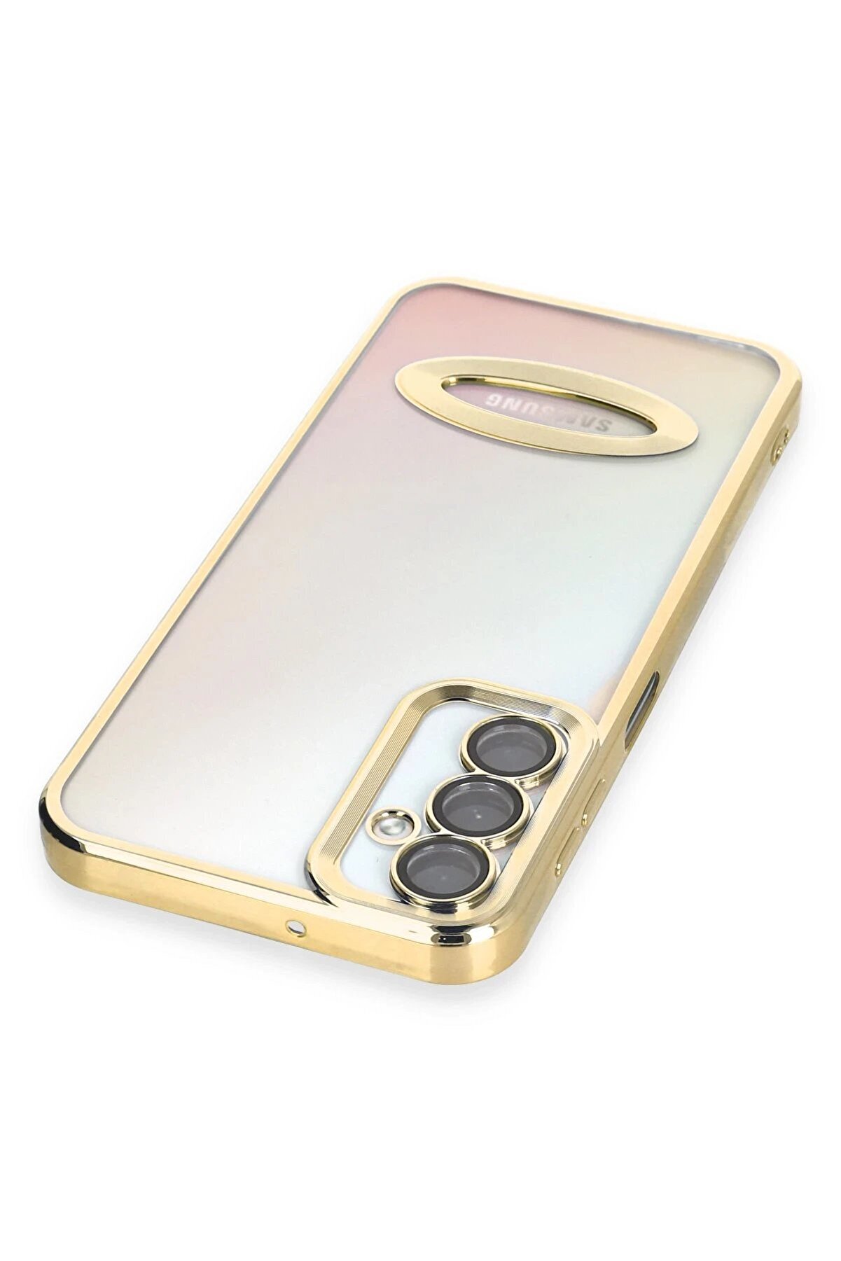 Samsung Galaxy A14 4G Kılıf Slot Si̇li̇kon - Gold - Dropx3521-1984