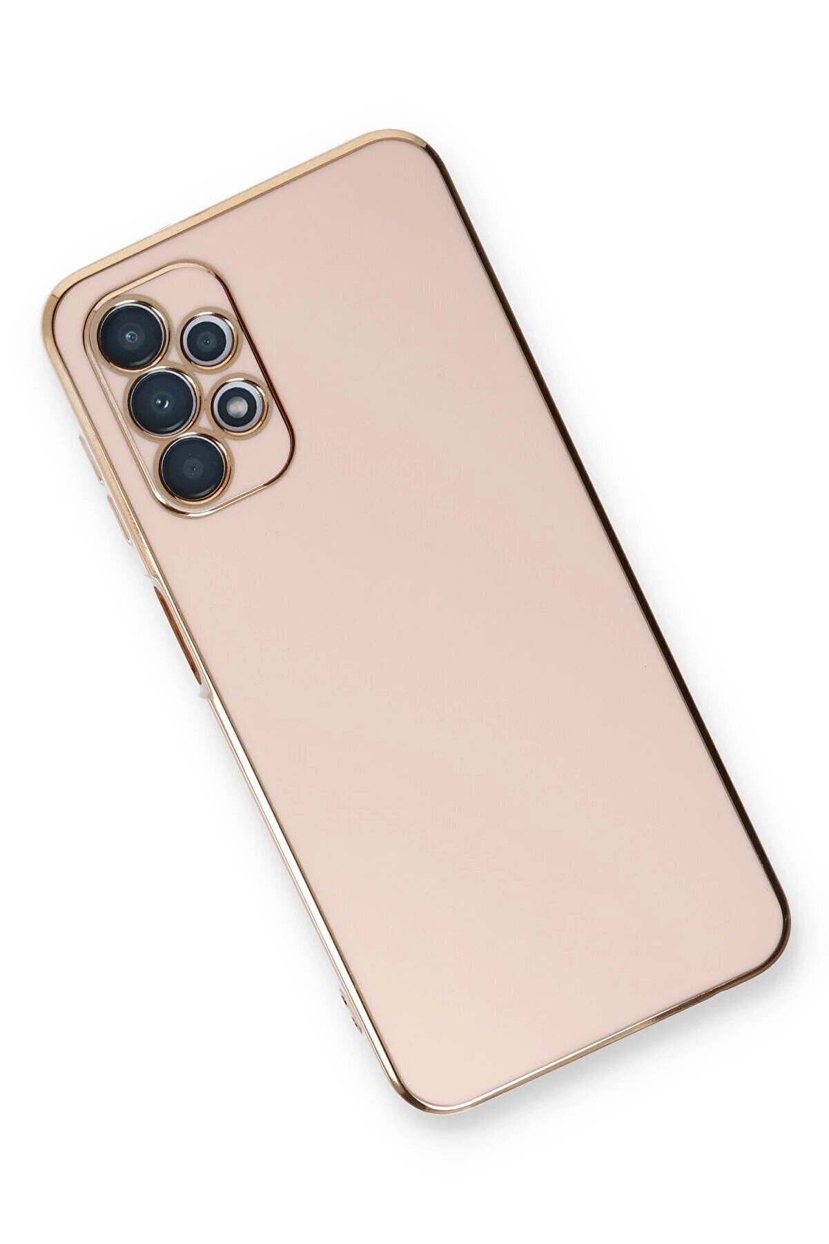 Samsung Galaxy A13 4G Kılıf Volet Si̇li̇kon - Pembe - Dropx2869-5824