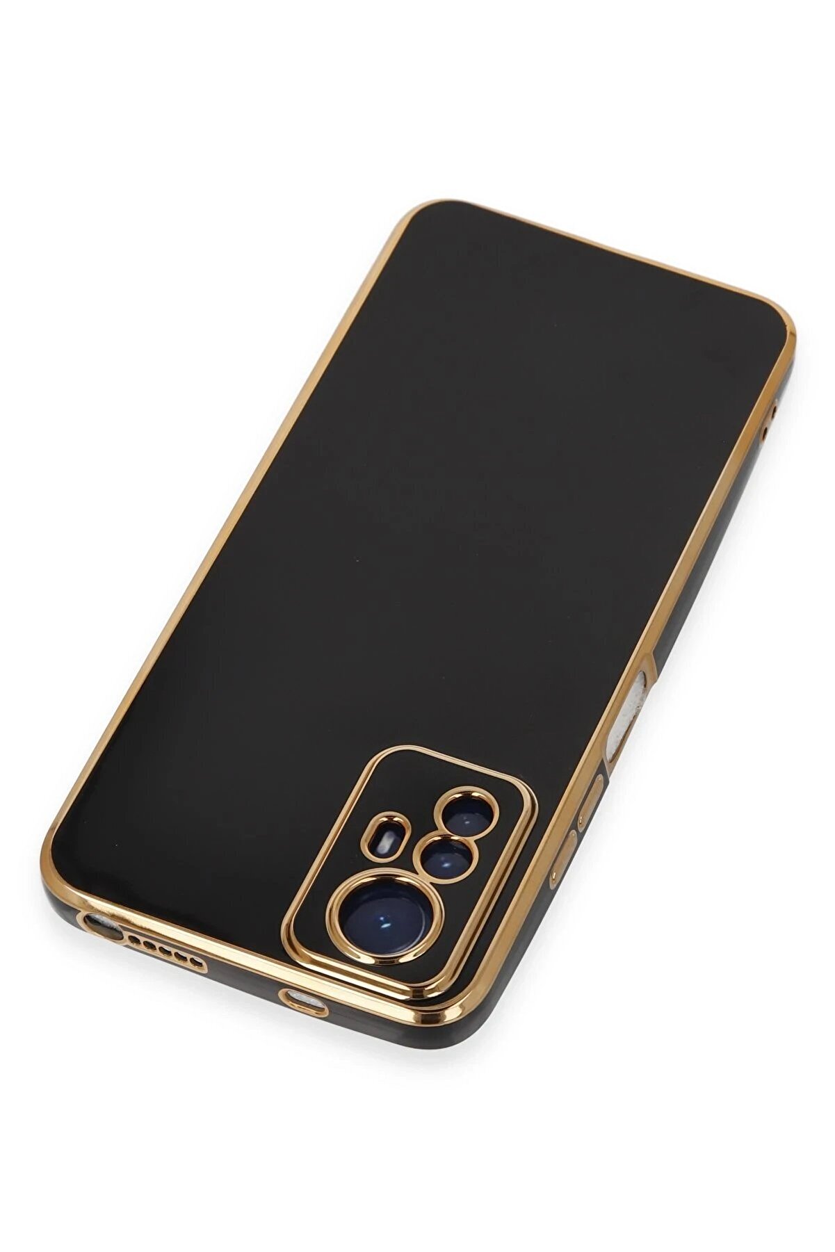 Xi̇aomi̇ Redmi̇ Note 12S Kılıf Volet Si̇li̇kon - Si̇yah - Dropx3856-6093