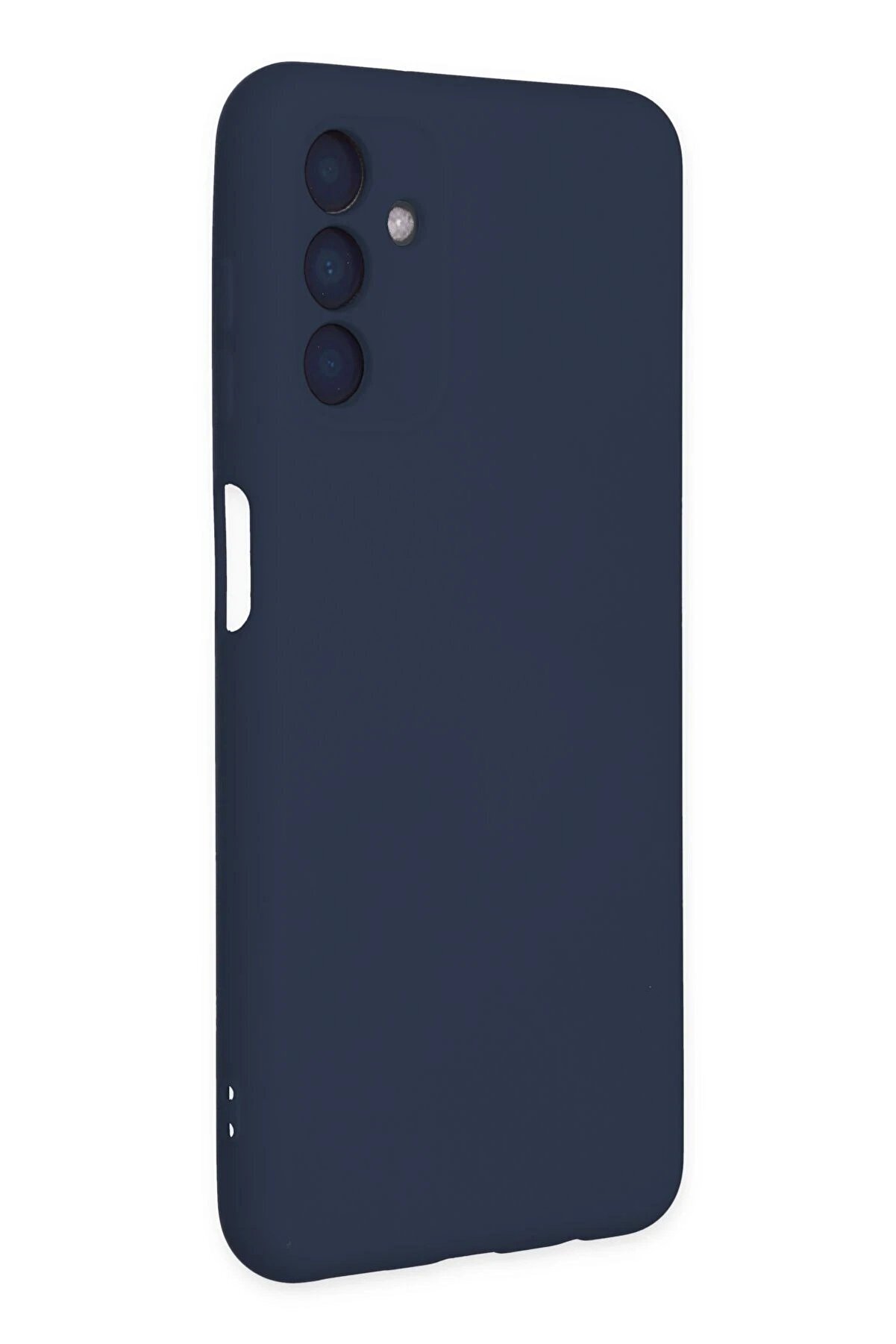 Samsung Galaxy A04S Kılıf Nano İçi̇ Kadi̇fe Si̇li̇kon - Laci̇vert - Dropx4004-9106