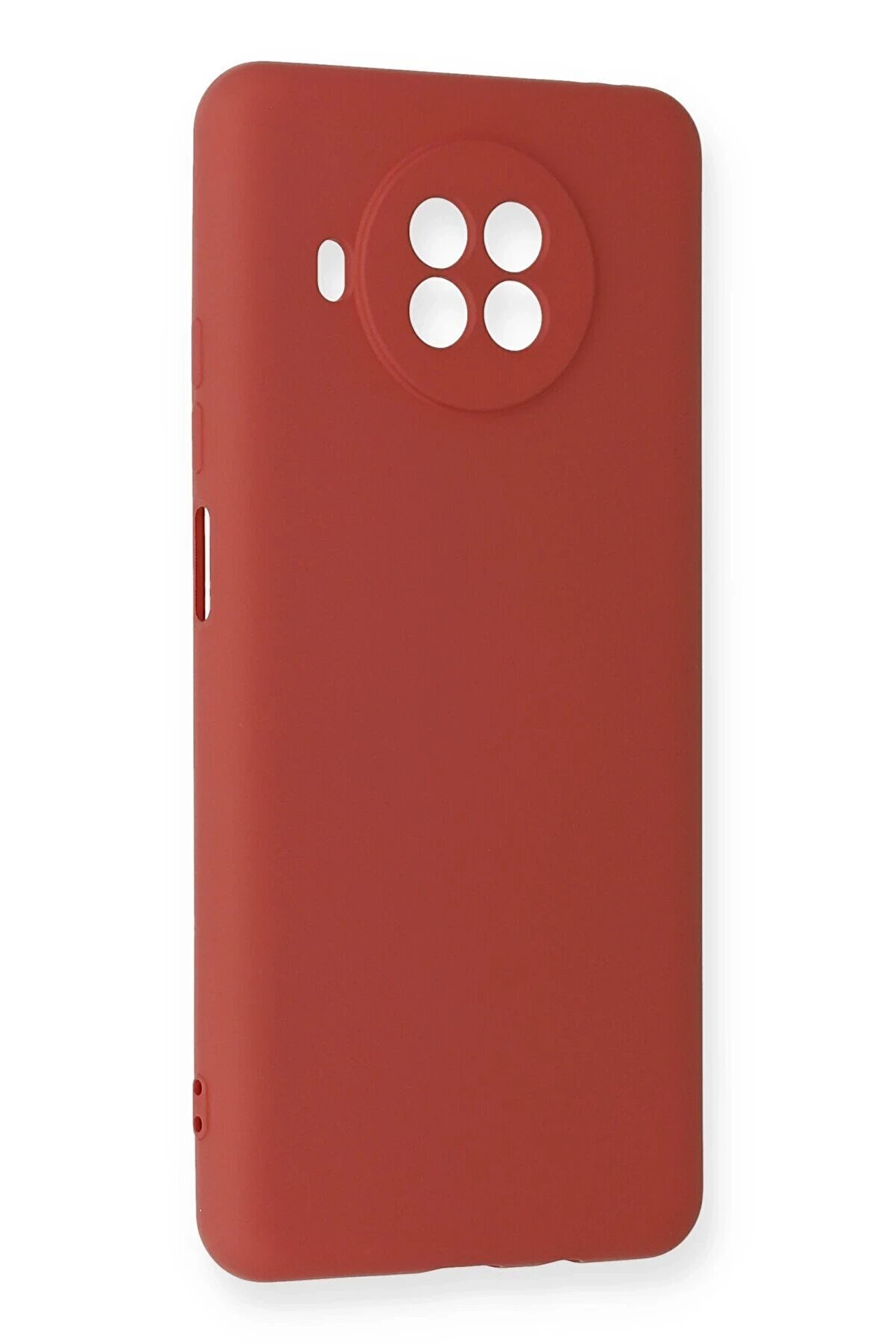 Xi̇aomi̇ Mi̇ 10T Li̇te Kılıf Nano İçi̇ Kadi̇fe Si̇li̇kon - Ki̇remi̇t - Dropx1623-5766