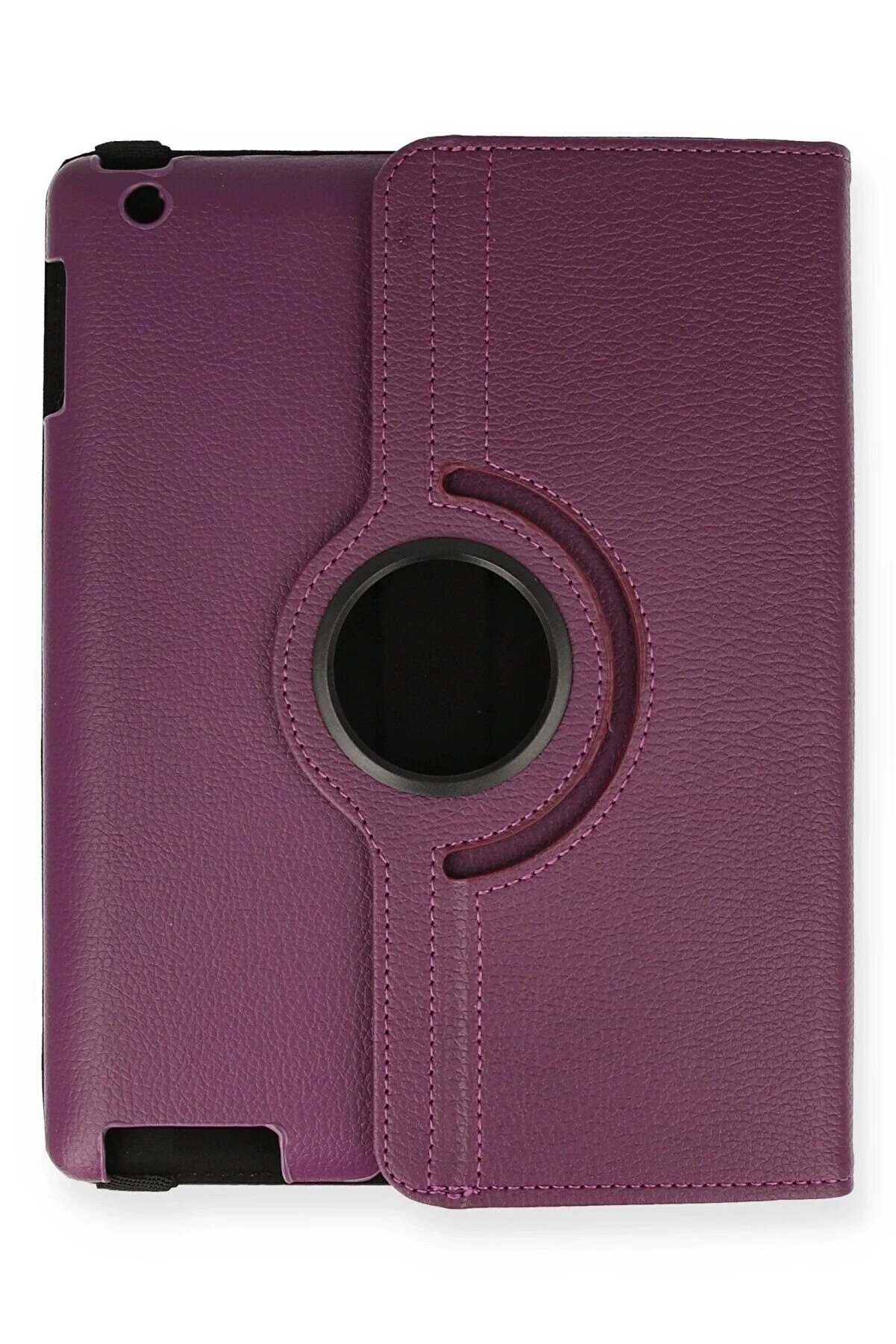 İpad 4 9.7 Kılıf 360 Tablet Deri̇ Kılıf - Mürdüm - Dropx4035-6349