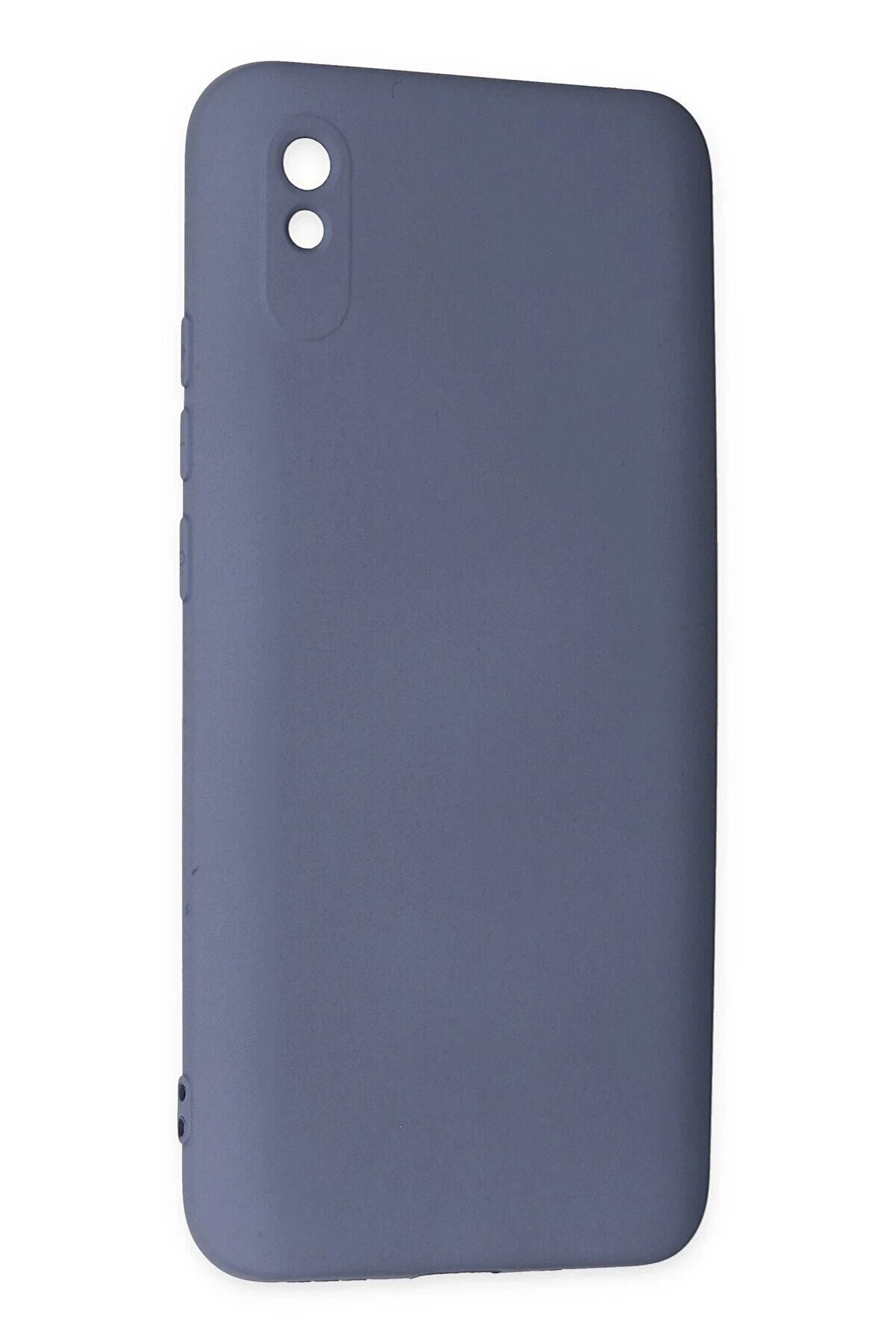 Xi̇aomi̇ Redmi̇ 9A Kılıf Nano İçi̇ Kadi̇fe Si̇li̇kon - Gri̇ - Dropx5231-3580