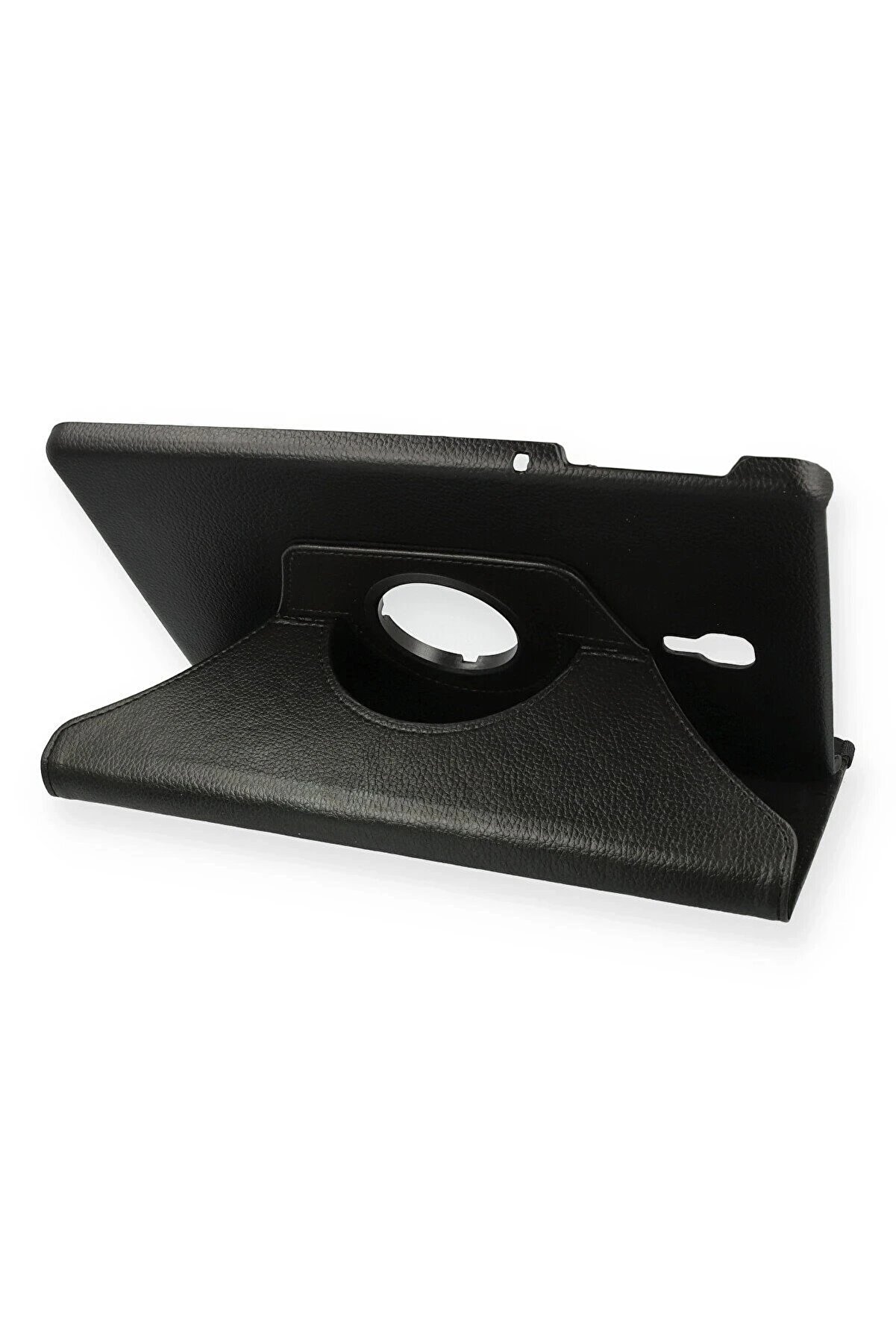 CepteToptan Samsung Galaxy T590 Tab A 10.5 Kılıf 360 Tablet Deri Kılıf - Siyah - DROPX5537-2004