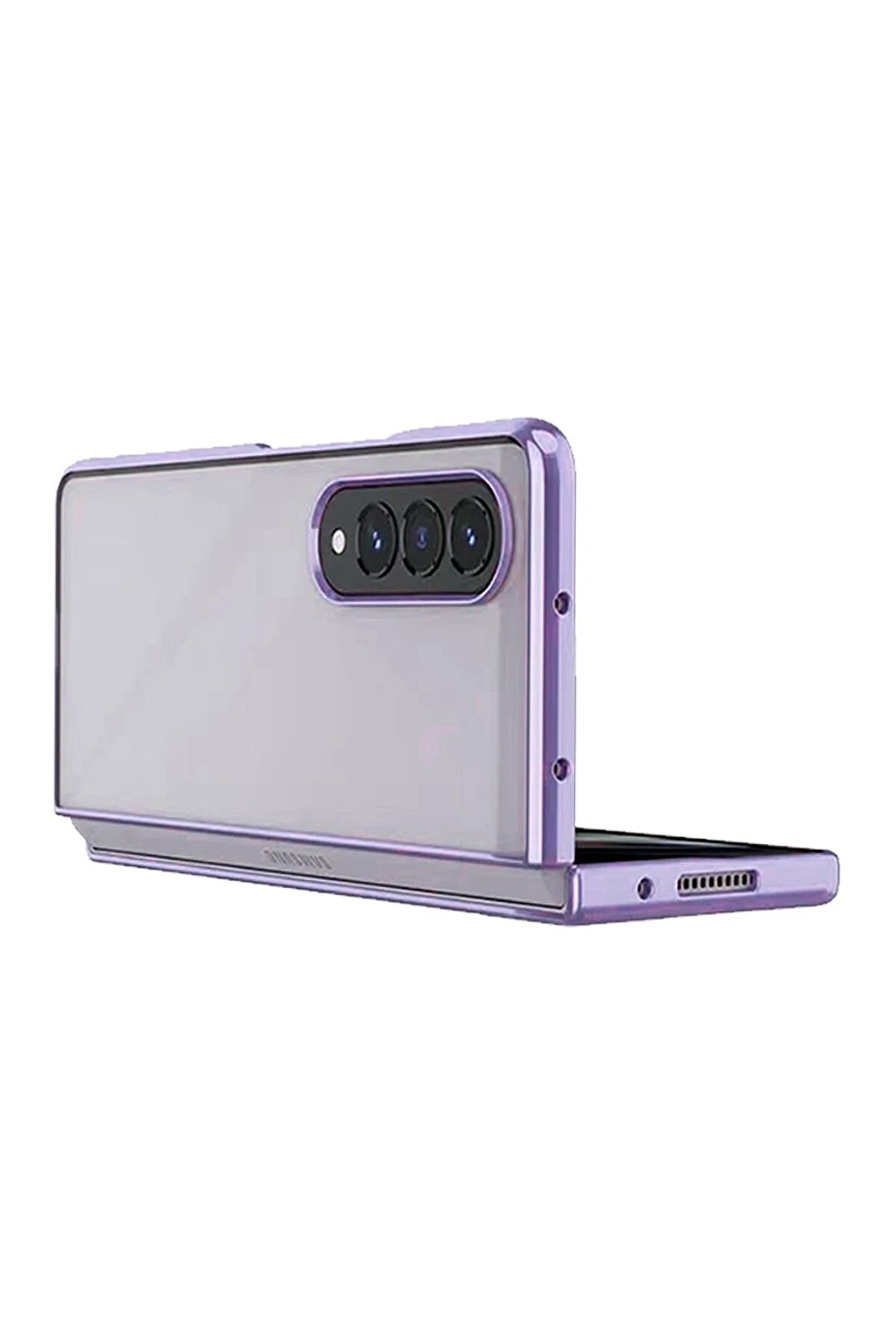 Samsung Galaxy Z Fold 4 Kılıf Fold Element Kapak - Mor - Dropx1838-9688