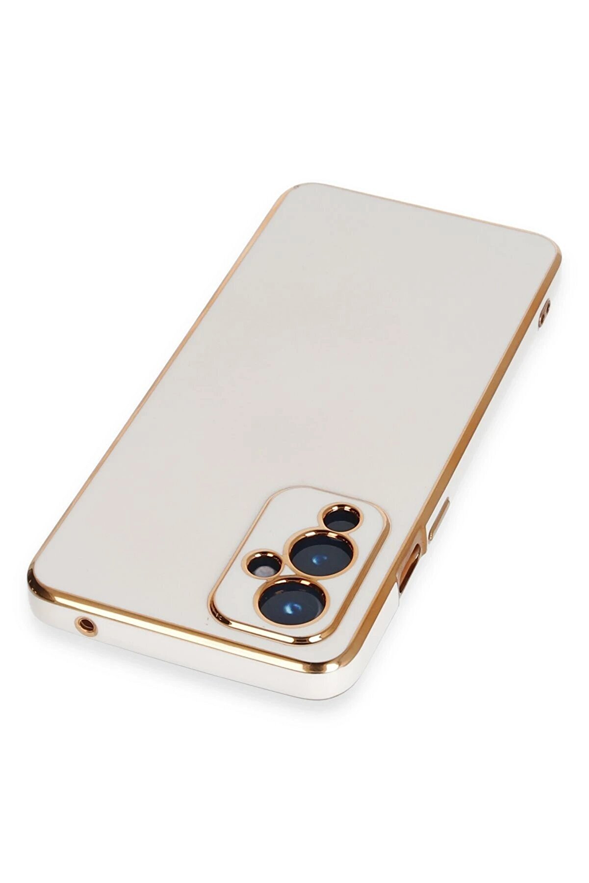 One Plus 9 Kılıf Volet Si̇li̇kon - Beyaz - Dropx8335-2512