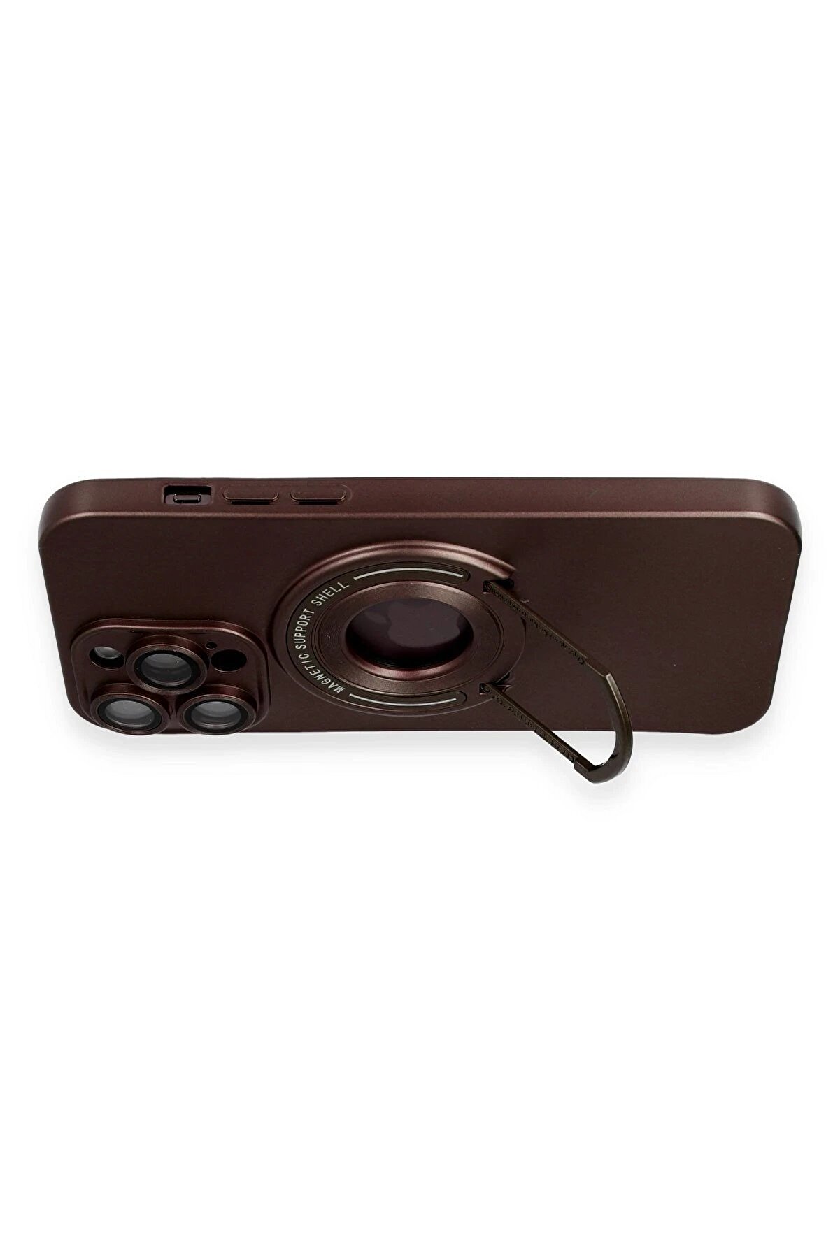 İphone 13 Pro Max Kılıf Lukka Magneti̇csafe Kapak - Kahverengi̇ - Dropx5590-9441