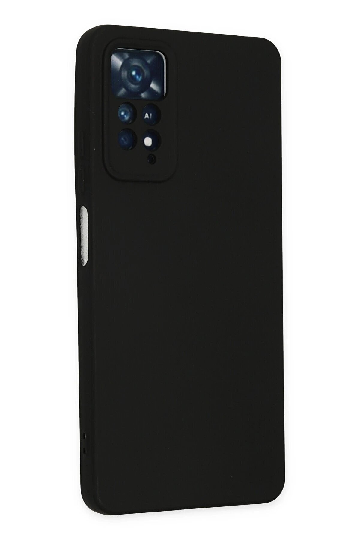 Xi̇aomi̇ Redmi̇ Note 11 Pro Kılıf Nano İçi̇ Kadi̇fe Si̇li̇kon - Si̇yah - Dropx6943-5066