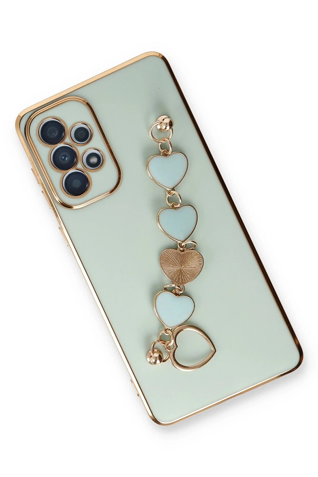 Samsung Galaxy A33 5G Kılıf Esi̇la Si̇li̇kon - Su Yeşi̇li̇ - Dropx9177-5175