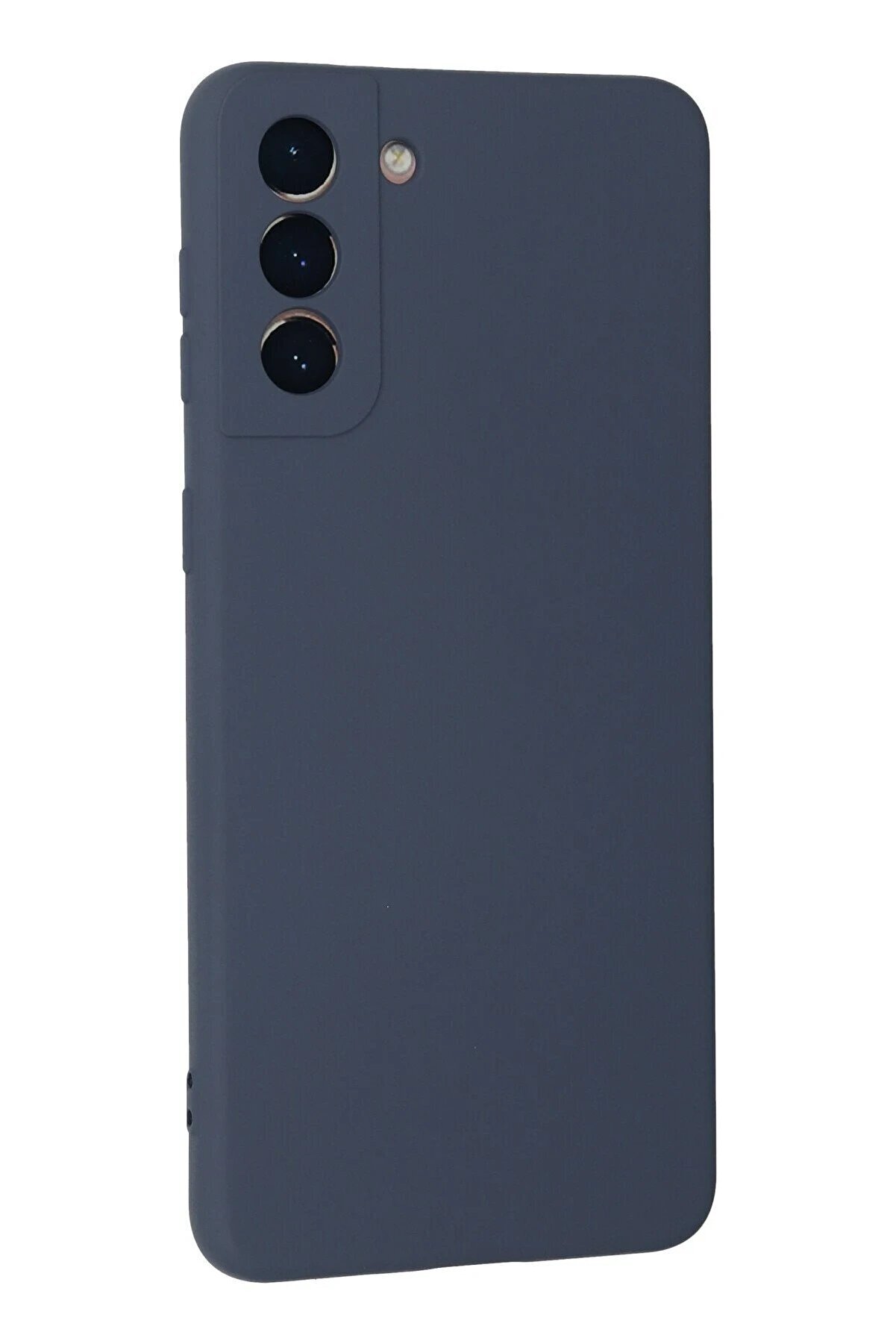 Samsung Galaxy S21 Plus Kılıf Nano İçi̇ Kadi̇fe Si̇li̇kon - Gri̇ - Dropx7991-2895