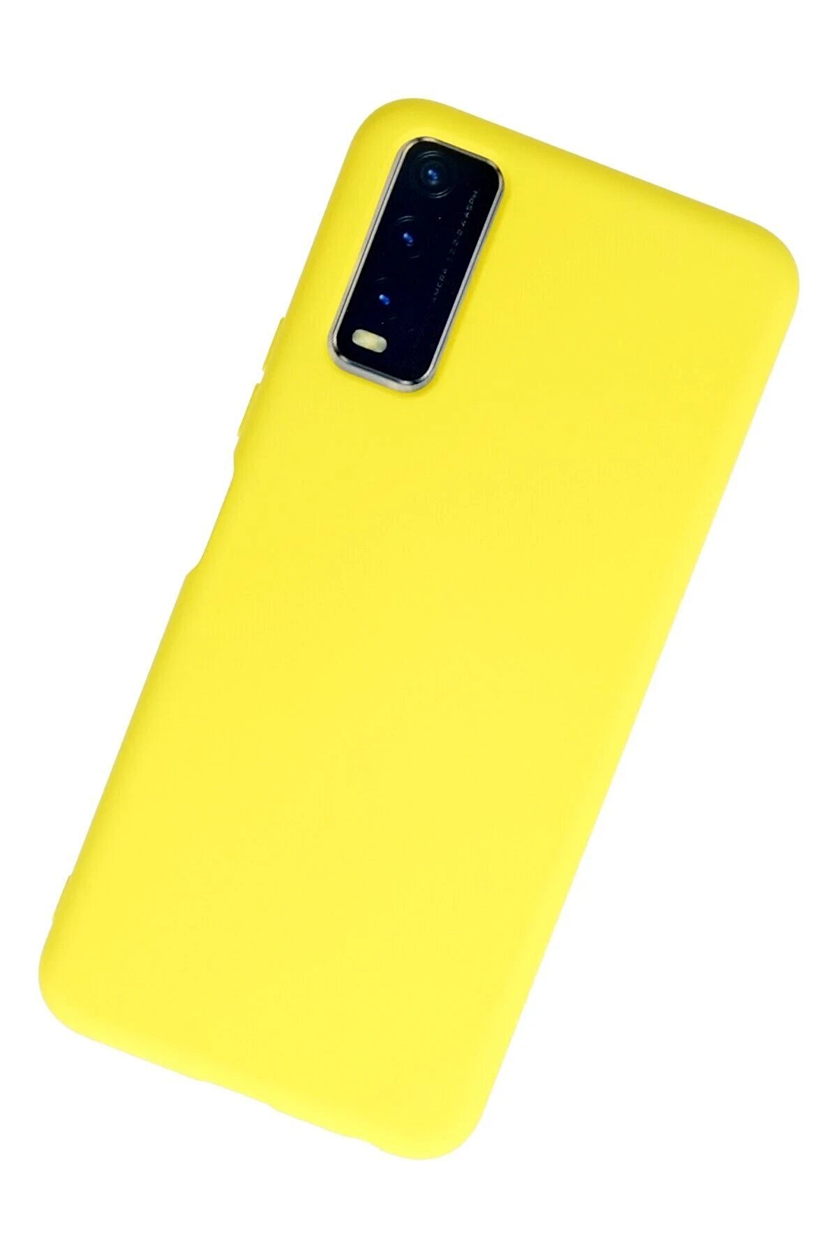 Vi̇vo Y11S Kılıf Nano İçi̇ Kadi̇fe Si̇li̇kon - Sarı - Dropx9915-1570
