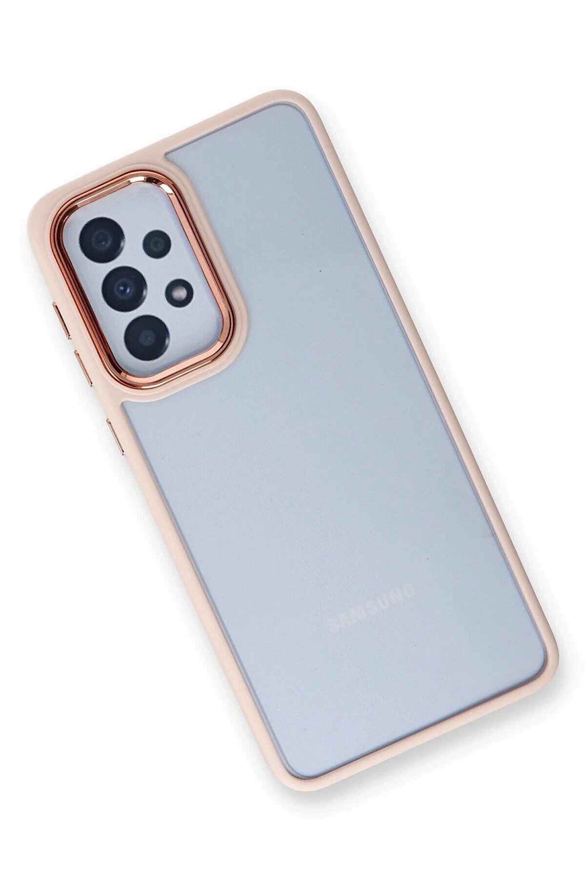 Samsung Galaxy A23 4G Kılıf Dora Kapak - Pudra - Dropx5997-3930