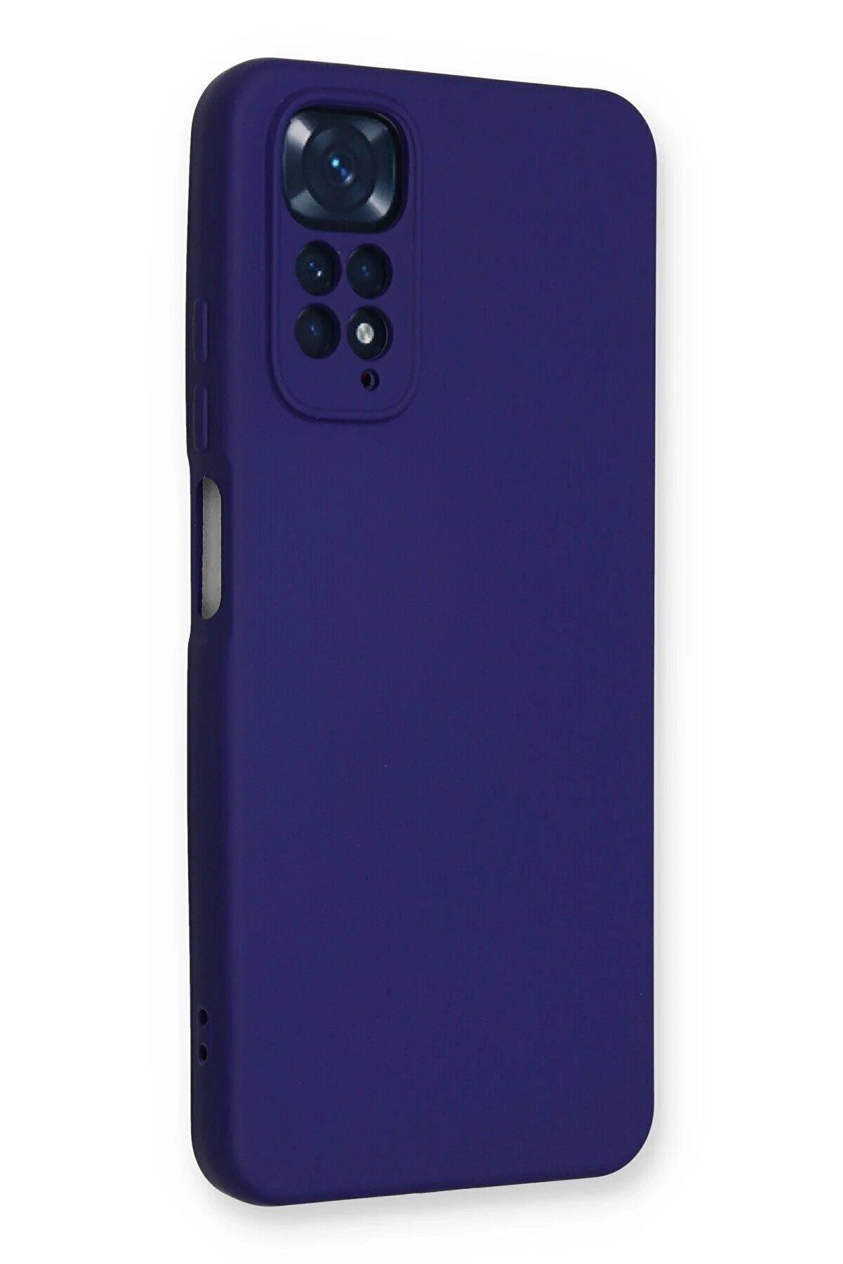 Xi̇aomi̇ Redmi̇ Note 11 Kılıf Nano İçi̇ Kadi̇fe Si̇li̇kon - Mor - Dropx7257-2745