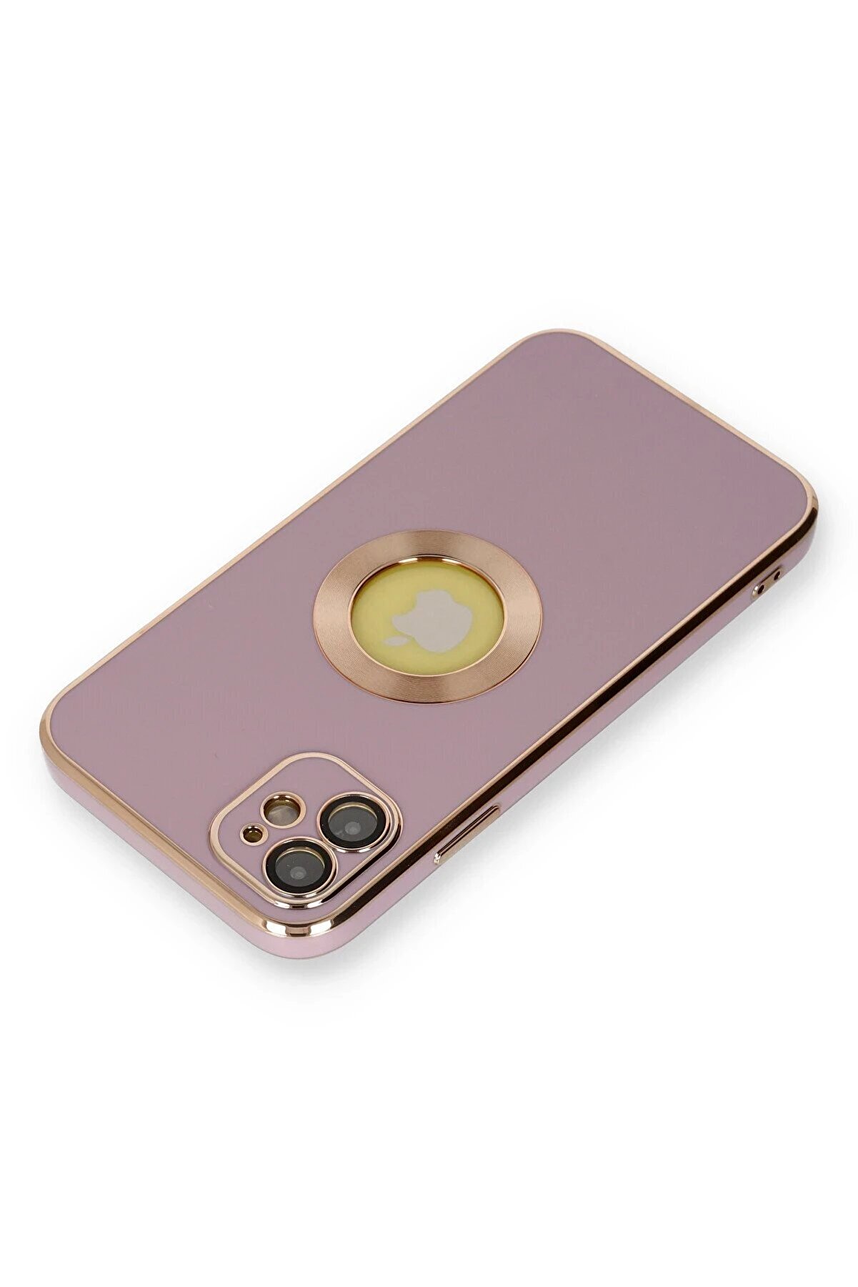 İphone 12 Kılıf Store Si̇li̇kon - Mor - Dropx9959-9496