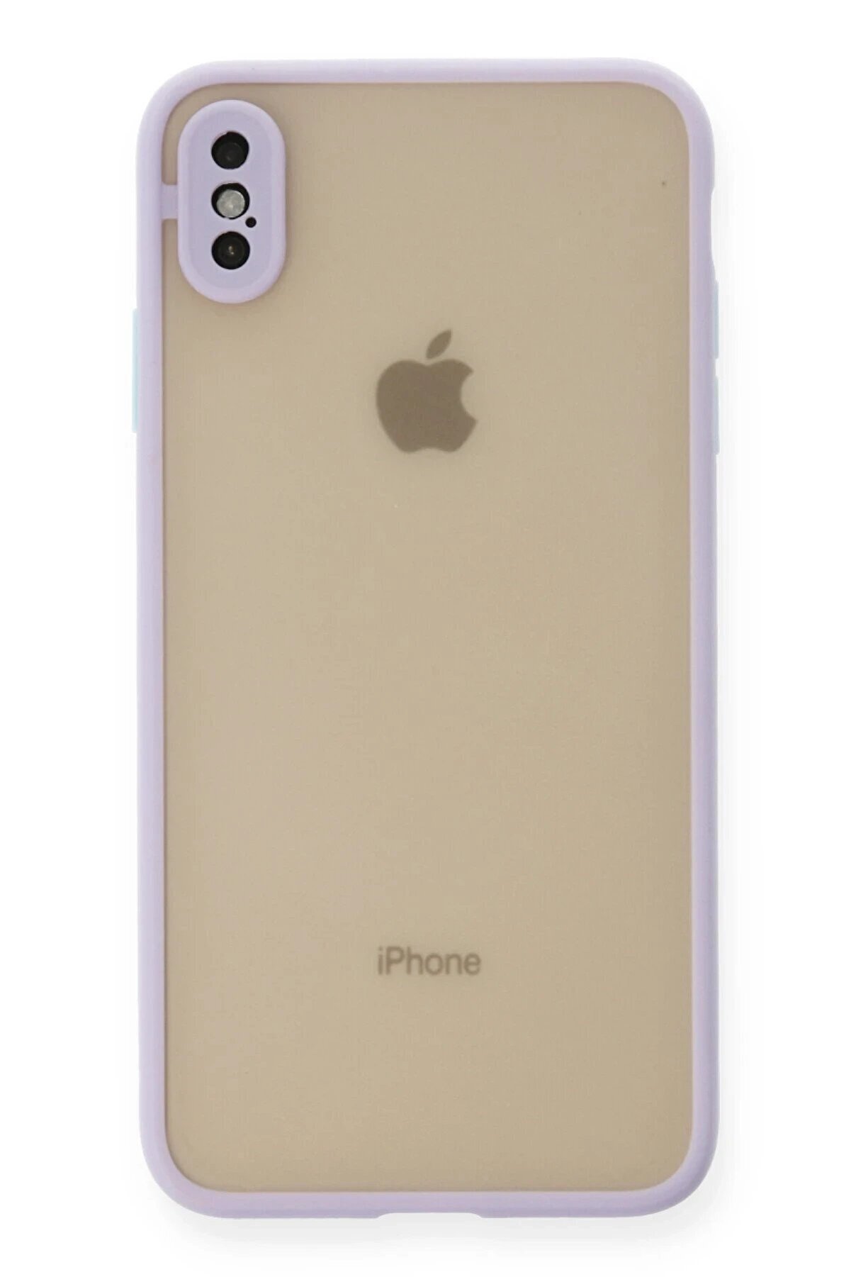CepteToptan iPhone X Kılıf Montreal Silikon Kapak - Mor - DROPX4248-2958