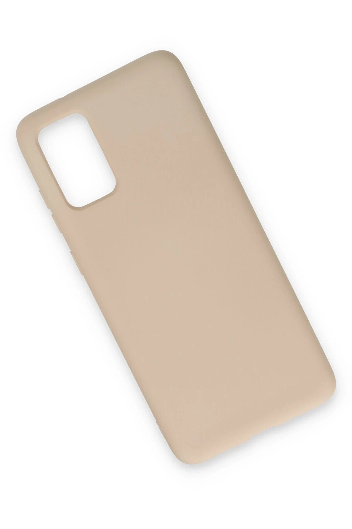 Samsung Galaxy S20 Kılıf Nano İçi̇ Kadi̇fe Si̇li̇kon - Pudra - Dropx4033-5954