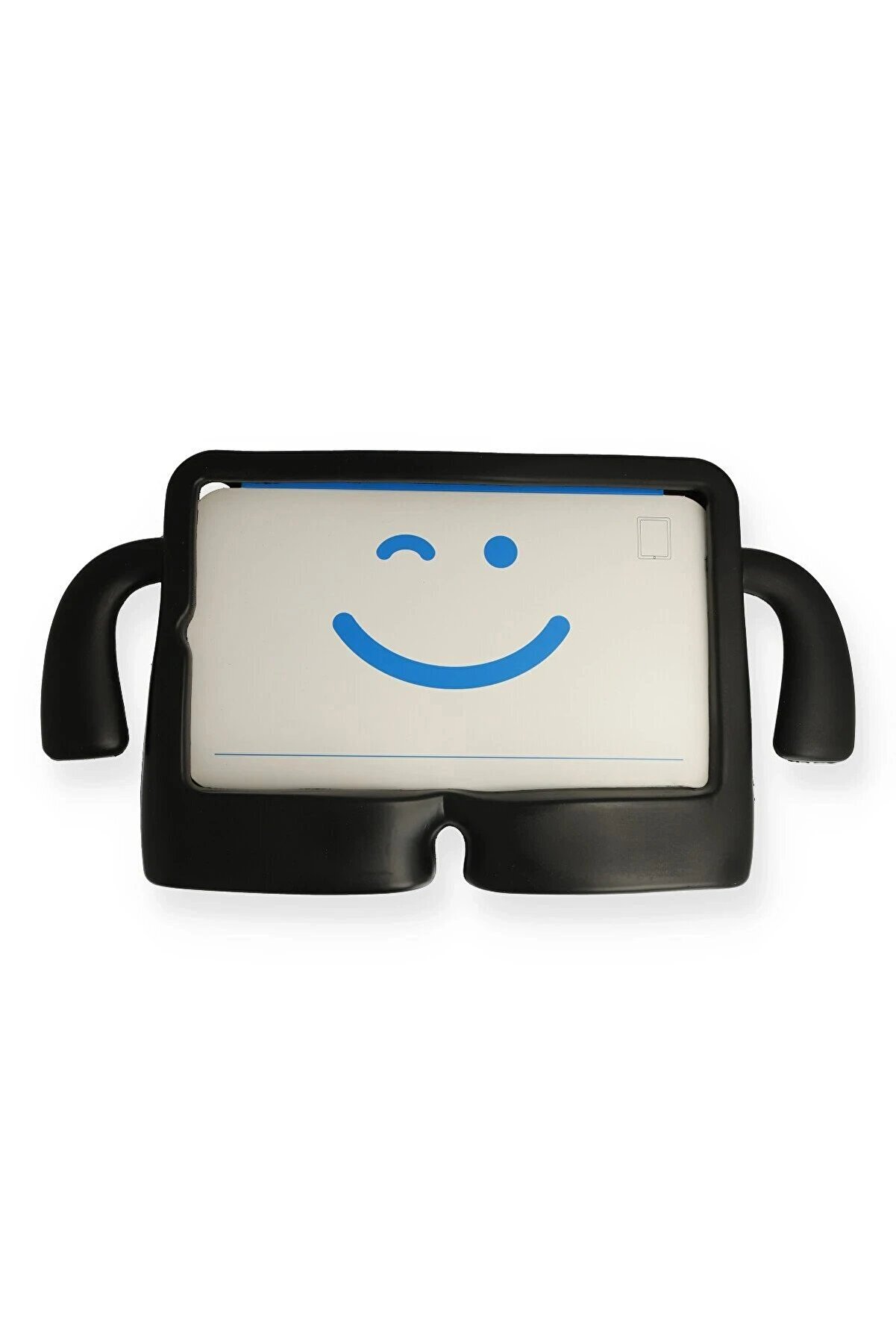 CepteToptan iPad Mini 5 Kılıf Karakter Tablet Silikon - Siyah - DROPX6381-5858