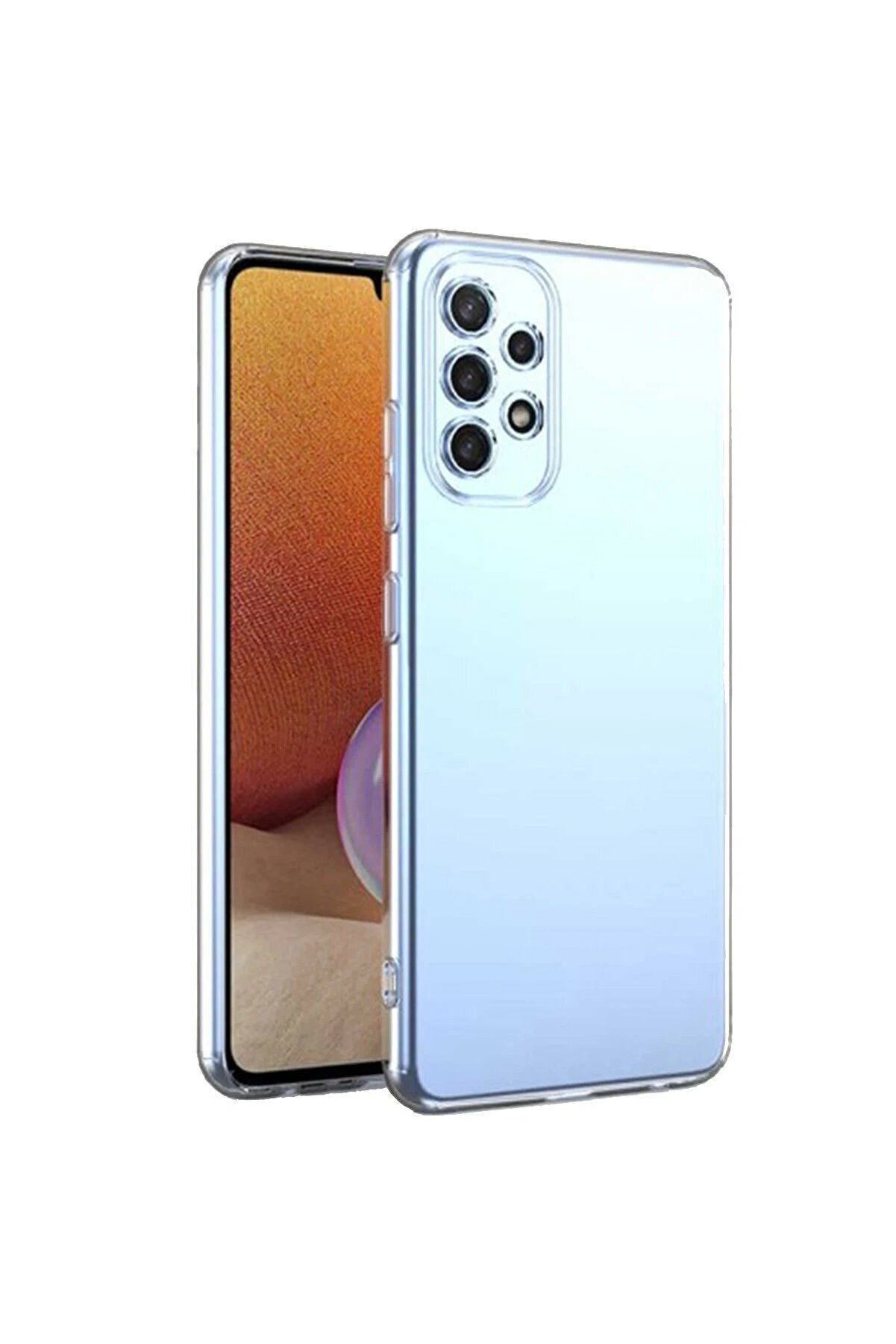 CepteToptan Samsung Galaxy A33 5G Kılıf Lüx Şeffaf Silikon - DROPX1881-8996