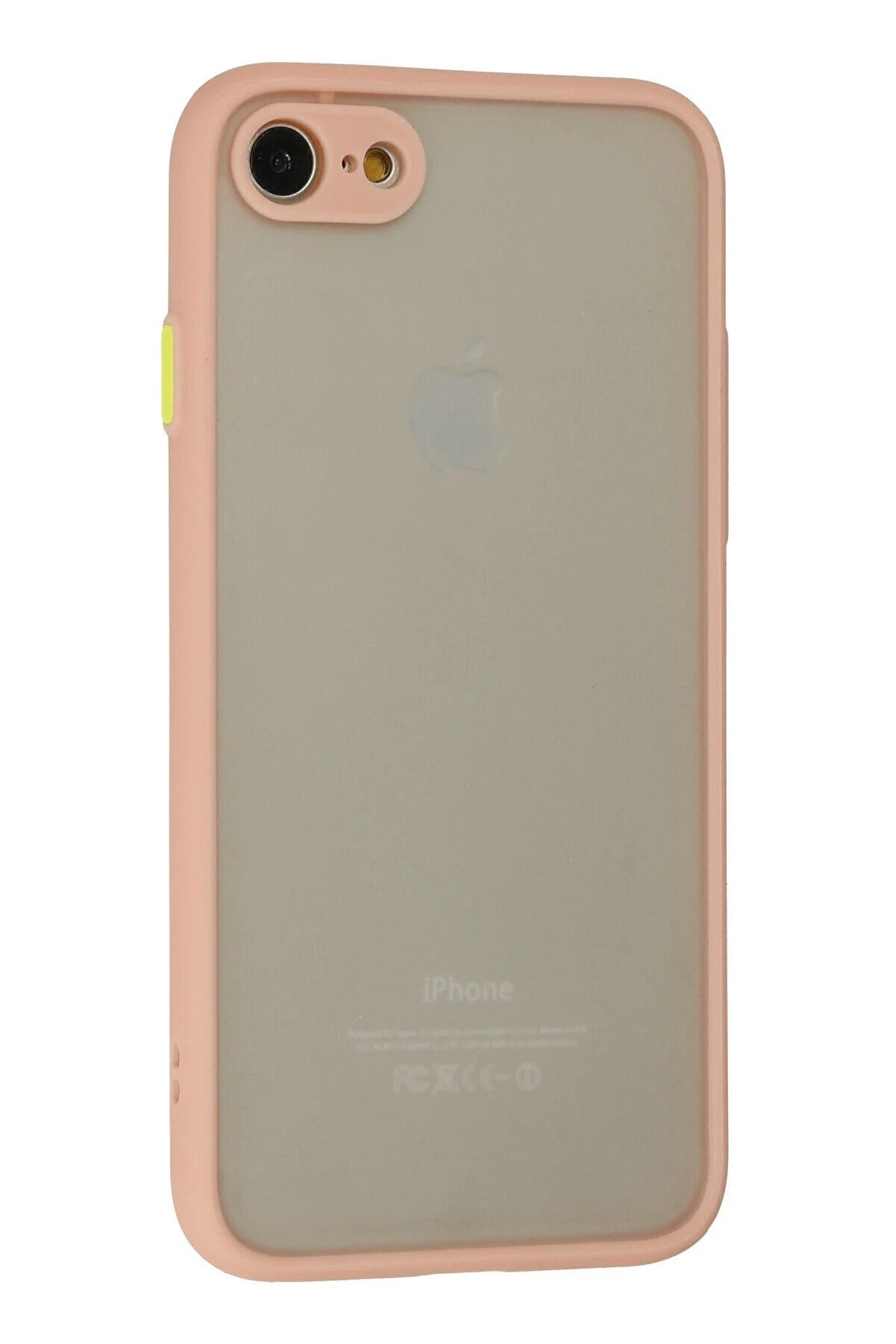 İphone 7 Kılıf Montreal Si̇li̇kon Kapak - Pembe - Dropx7699-2226
