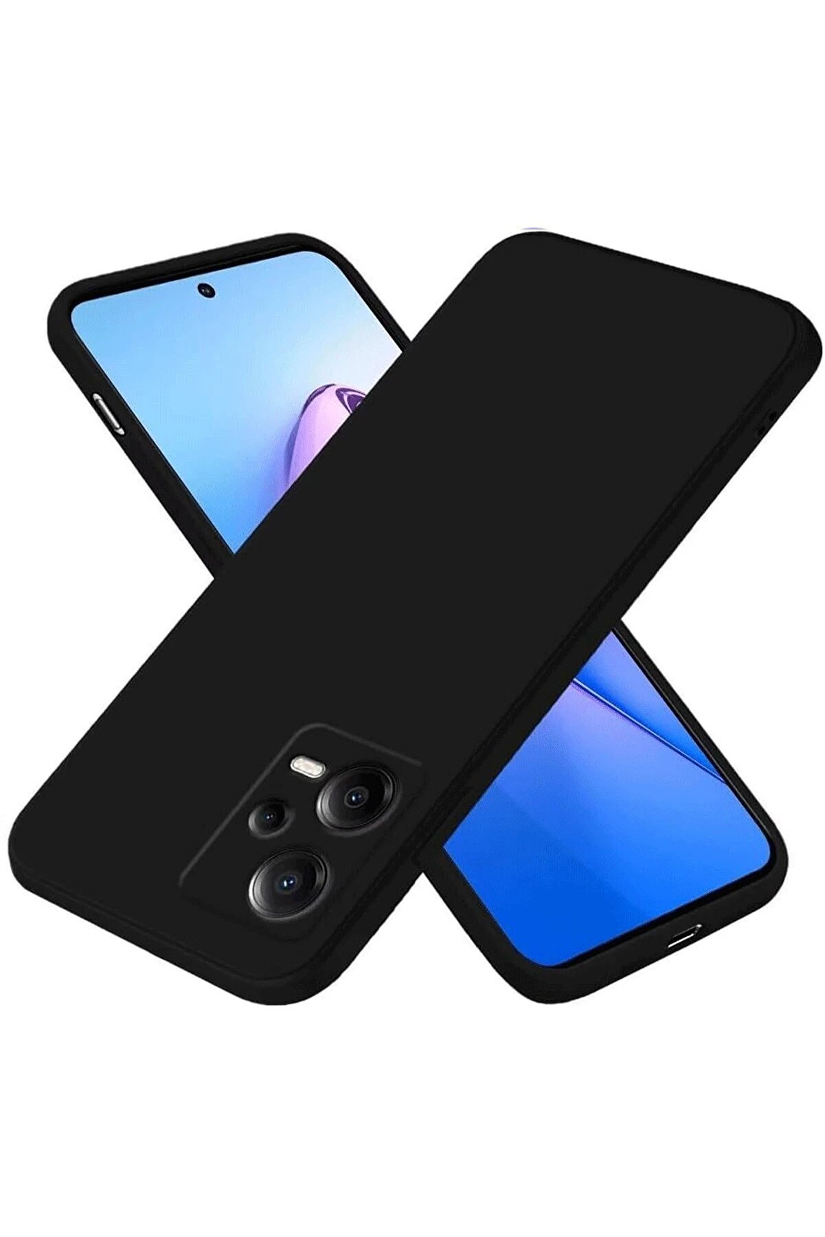 Xi̇aomi̇ Poco X5 5G Kılıf Fi̇rst Si̇li̇kon - Si̇yah - Dropx4297-1758