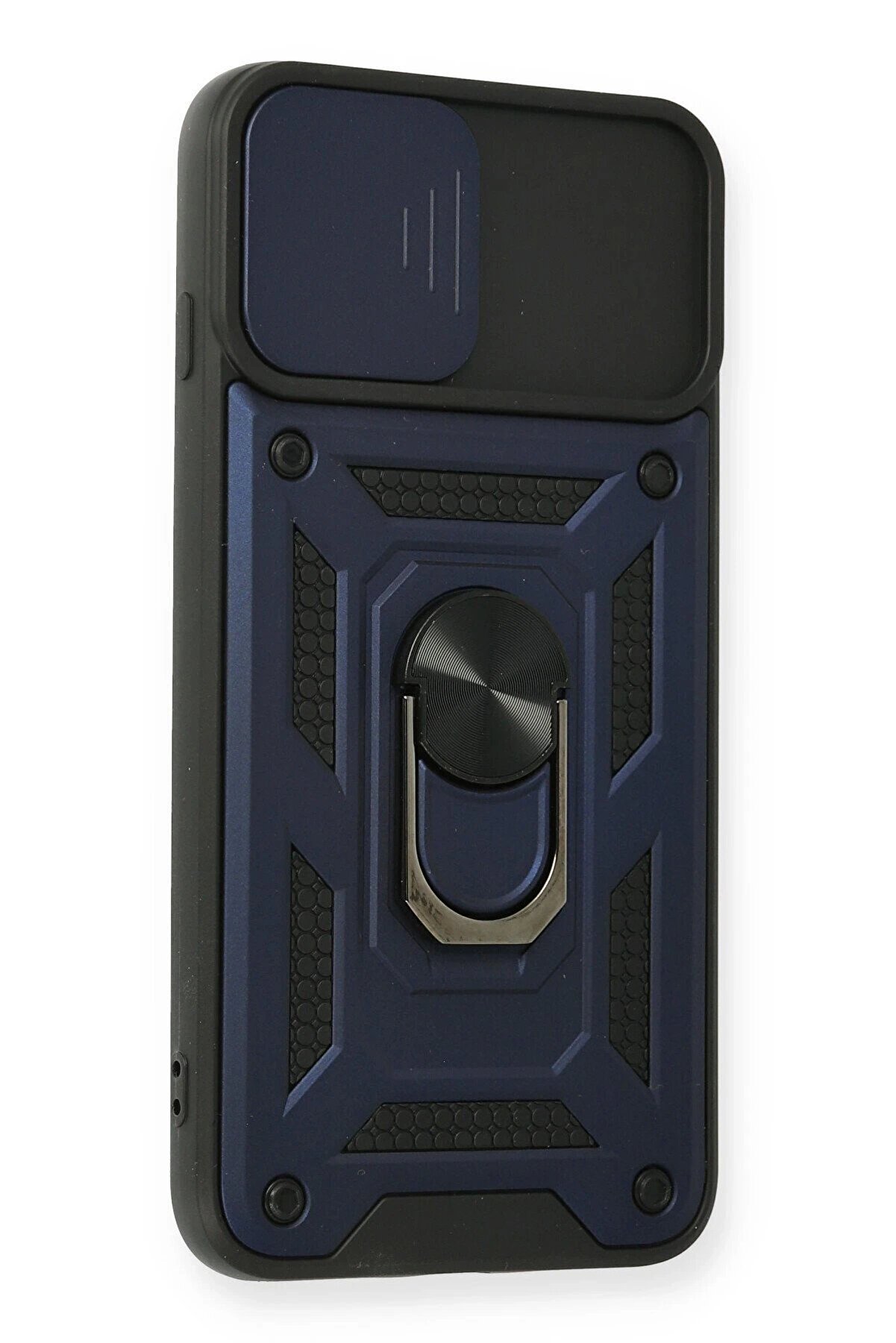 İphone 7 Plus Kılıf Pars Lens Yüzüklü Si̇li̇kon - Laci̇vert - Dropx6177-5681