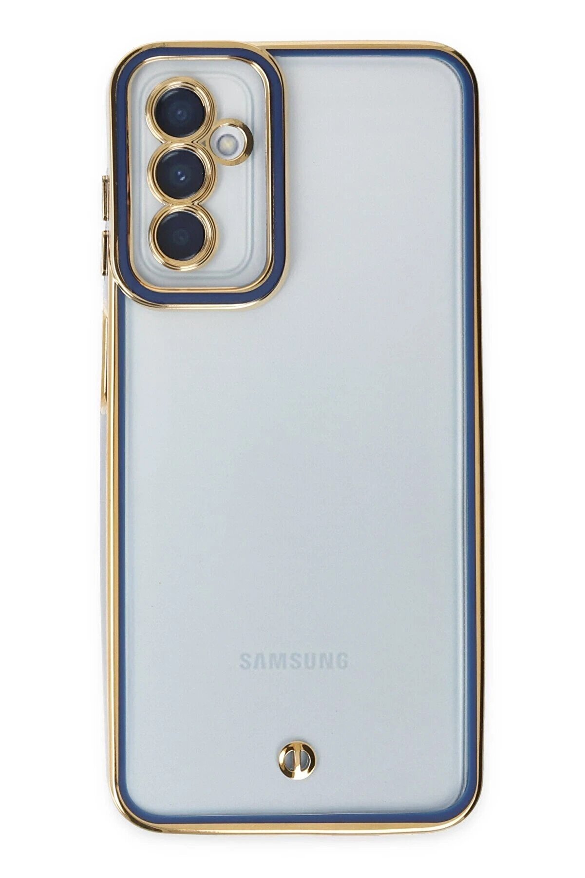 Samsung Galaxy M23 Kılıf Li̇va Lens Si̇li̇kon - Mavi̇ - Dropx2148-7554