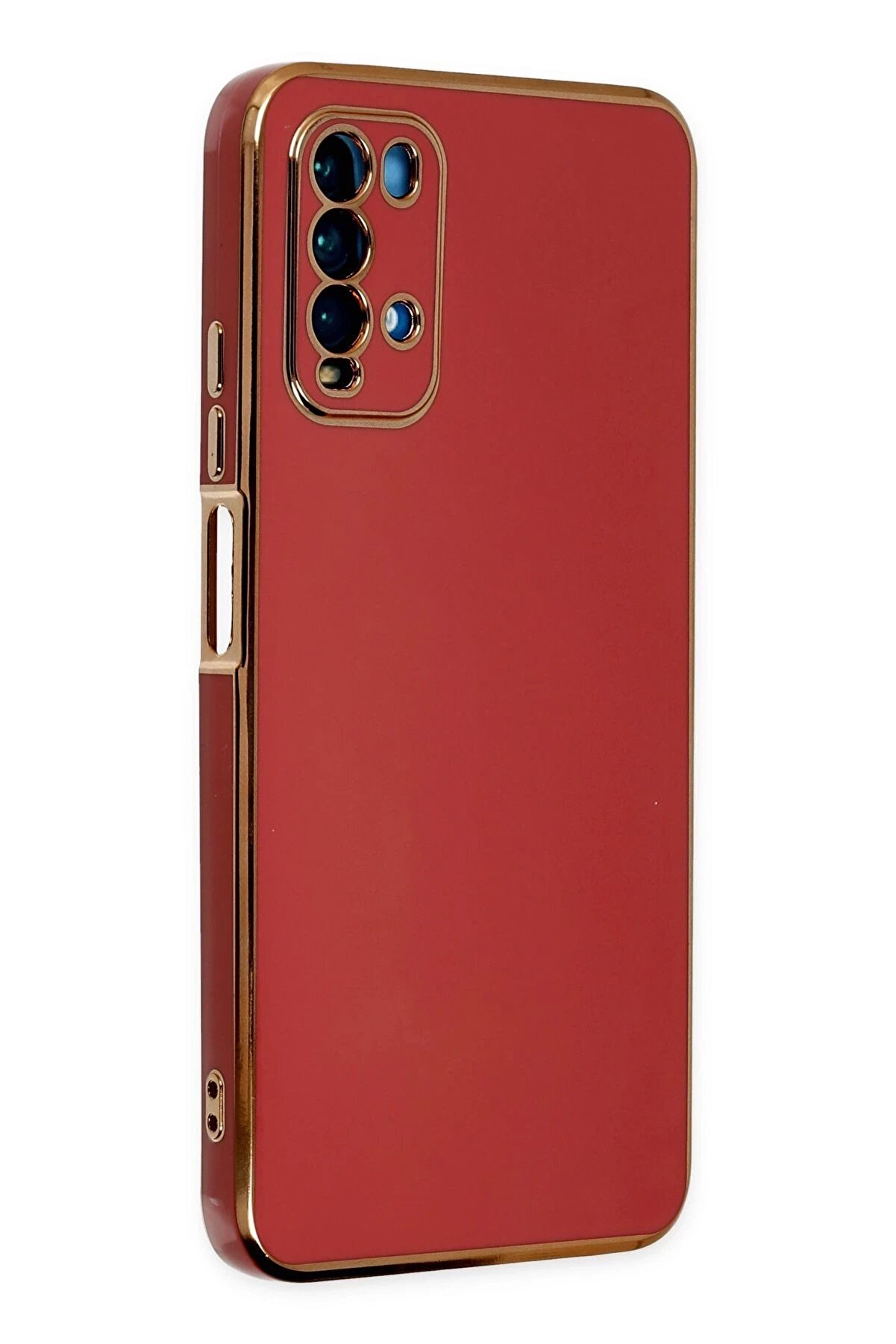 CepteToptan Xiaomi Redmi 9T Kılıf Volet Silikon - Kırmızı - DROPX5030-8472