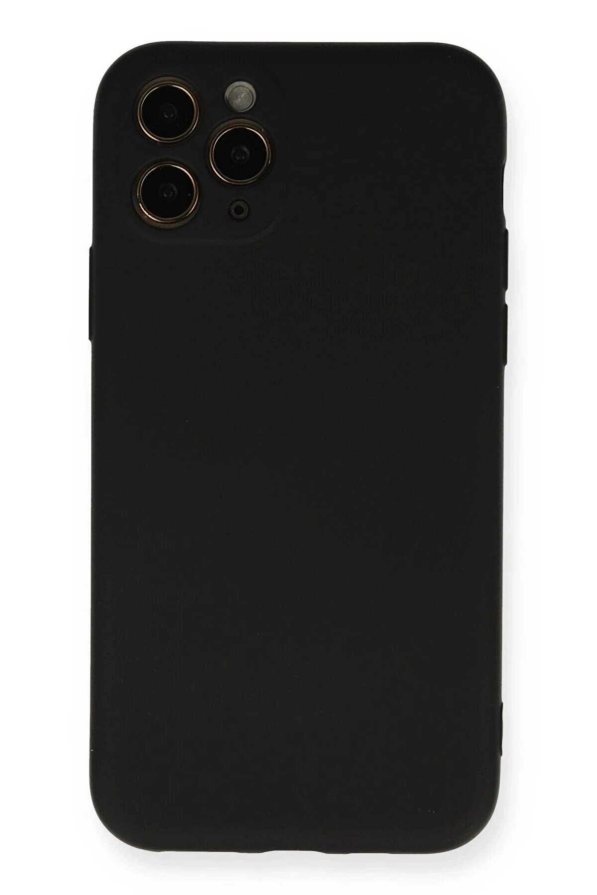 CepteToptan iPhone 11 Pro Kılıf Nano içi Kadife Silikon - Siyah - DROPX2696-8614