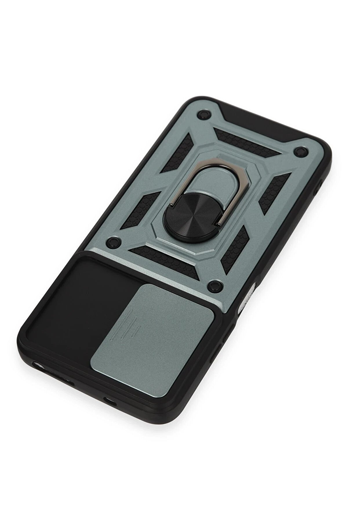 Xi̇aomi̇ Redmi̇ Note 12S Kılıf Pars Lens Yüzüklü Si̇li̇kon - Yeşi̇l - Dropx8433-8059