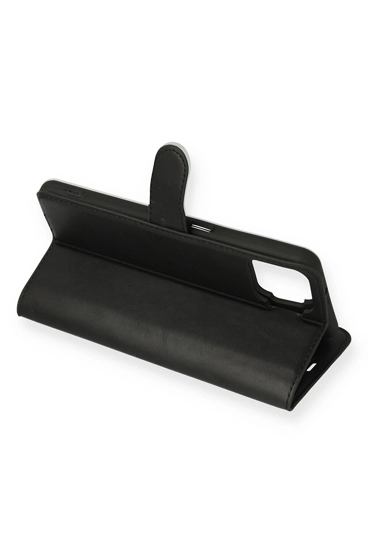 Oppo A73 Kılıf Trend S Plus Kapaklı Kılıf - Si̇yah - Dropx6323-4100