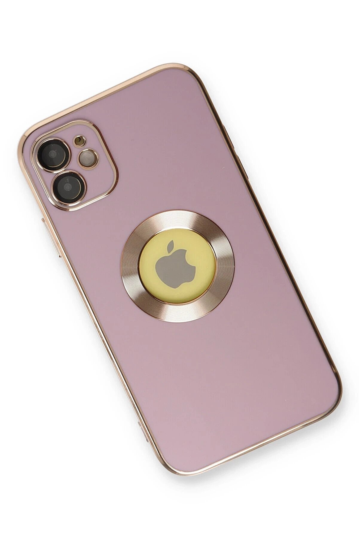 İphone 12 Kılıf Store Si̇li̇kon - Mor - Dropx9959-9496