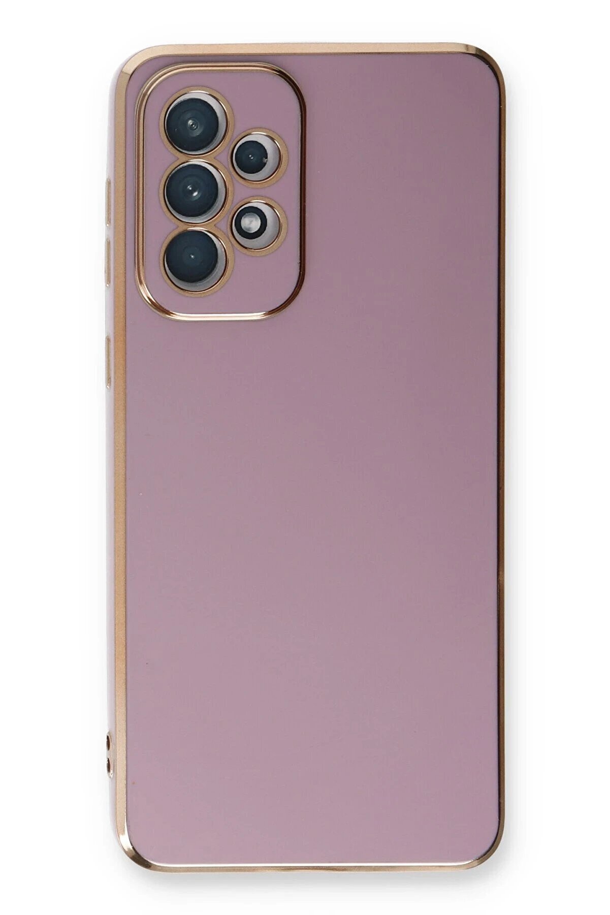 Samsung Galaxy A53 5G Kılıf Volet Si̇li̇kon - Mor - Dropx4564-4978