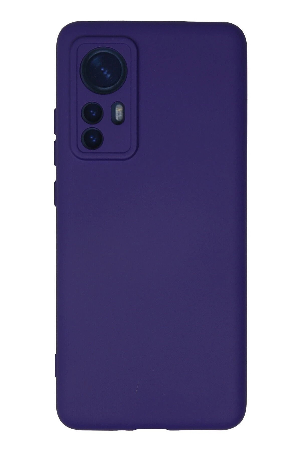 CepteToptan Xiaomi Mi 12 Kılıf Nano içi Kadife Silikon - Mor - DROPX8386-6238