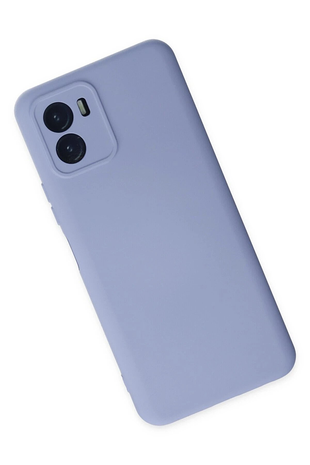 Vi̇vo Y15S Kılıf Nano İ&ccedil;i̇ Kadi̇fe Si̇li̇kon - Li̇la - Dropx6432-1513