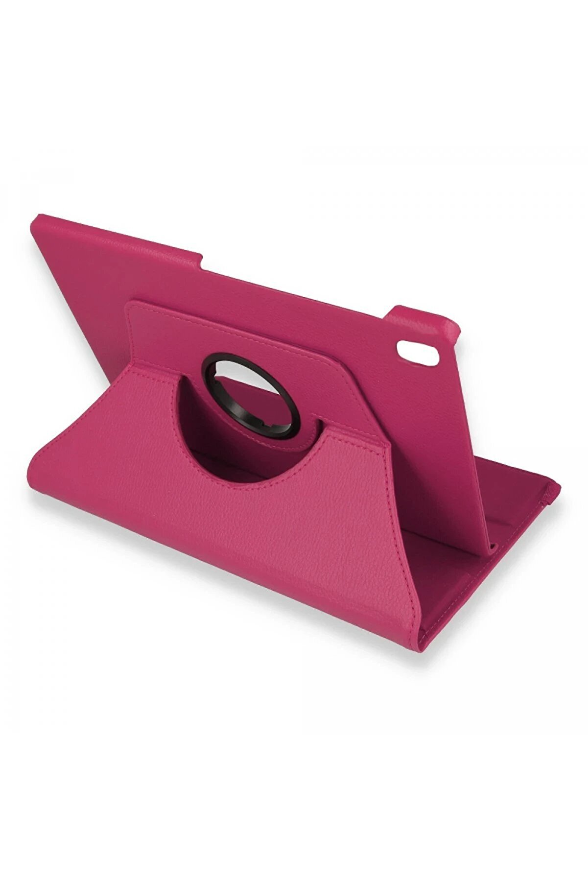 CepteToptan M10 FHD Plus X606F Kılıf 360 Tablet Deri Kılıf - Pembe - DROPX8958-6642