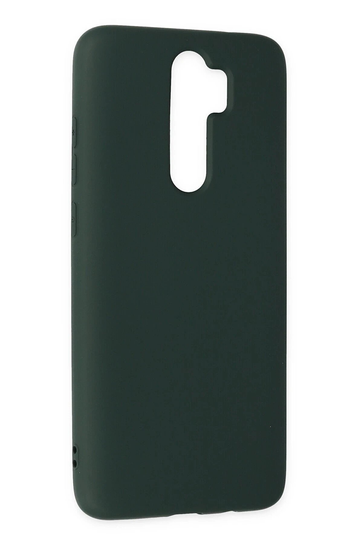 Xi̇aomi̇ Redmi̇ Note 8 Pro Kılıf Nano İçi̇ Kadi̇fe Si̇li̇kon - Koyu Yeşi̇l - Dropx6641-3462