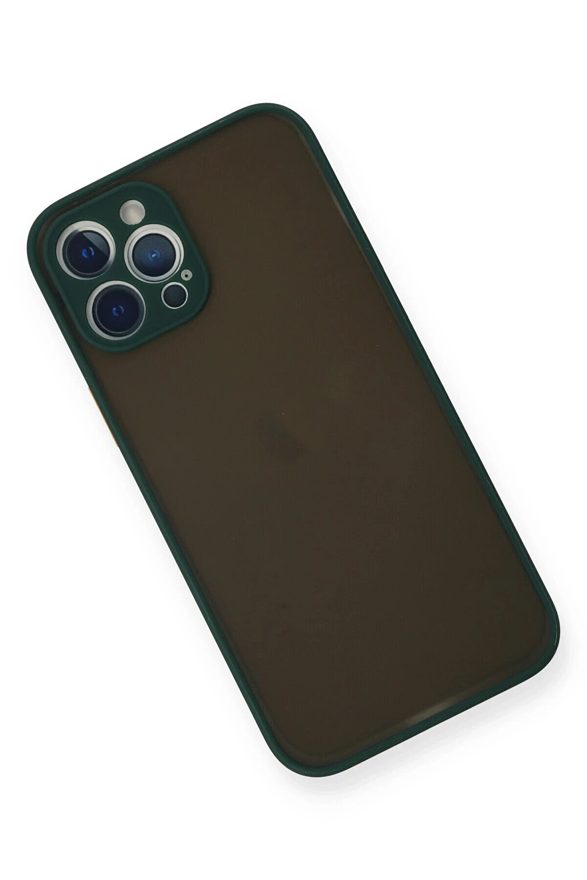 İphone 12 Pro Max Kılıf Montreal Si̇li̇kon Kapak - Yeşi̇l - Dropx5436-3164