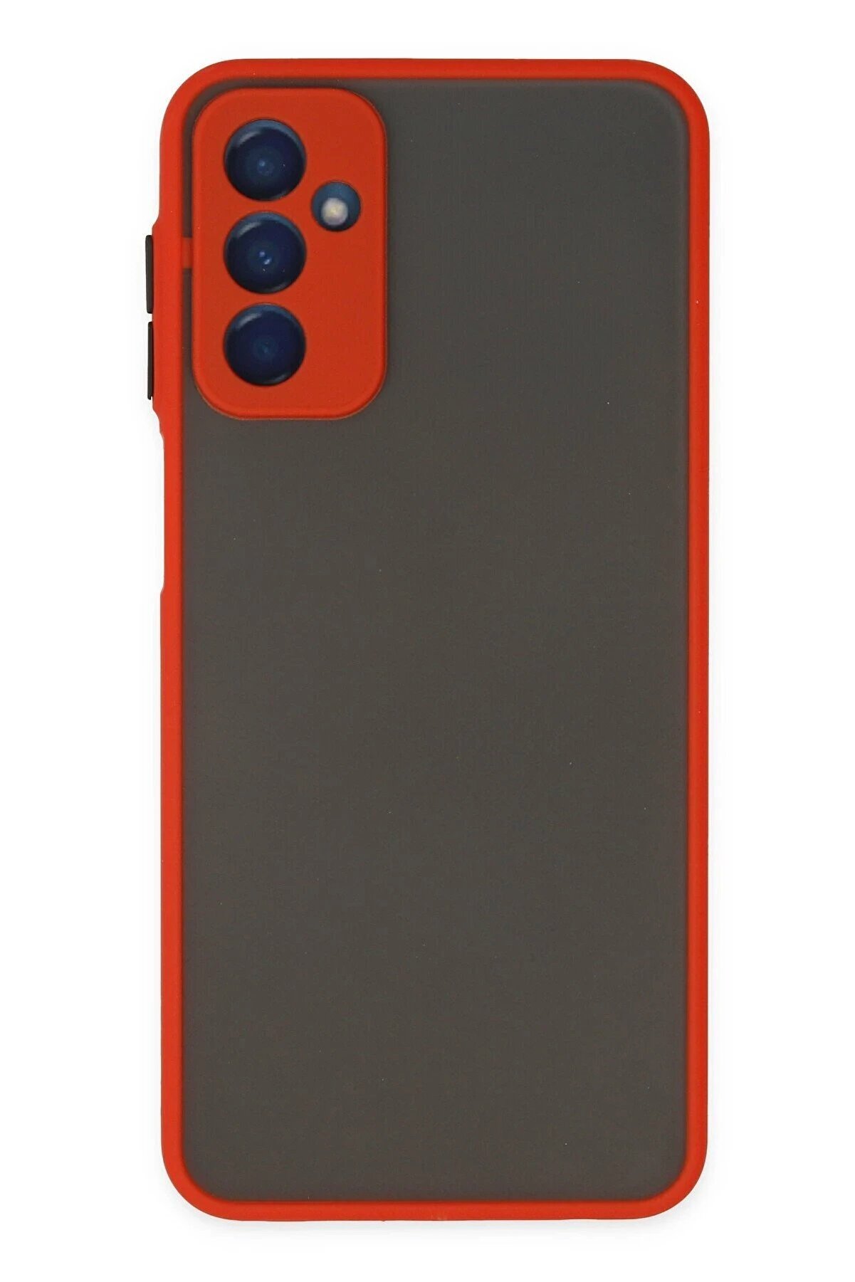 CepteToptan Samsung Galaxy M13 Kılıf Montreal Silikon Kapak - Kırmızı - DROPX2522-3837