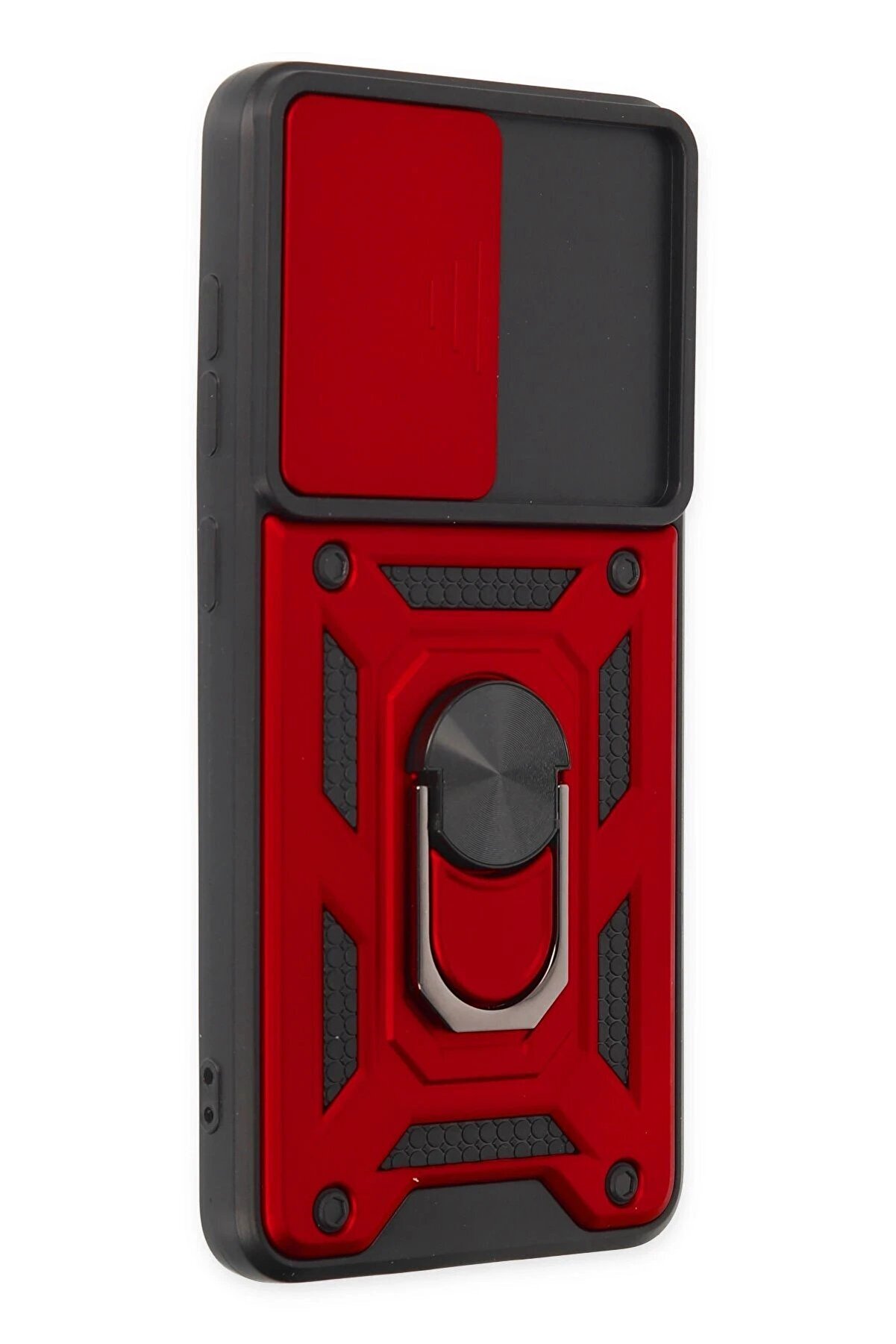 Samsung Galaxy S21 Fe Kılıf Pars Lens Y&uuml;z&uuml;kl&uuml; Si̇li̇kon - Kırmızı - Dropx7105-8705