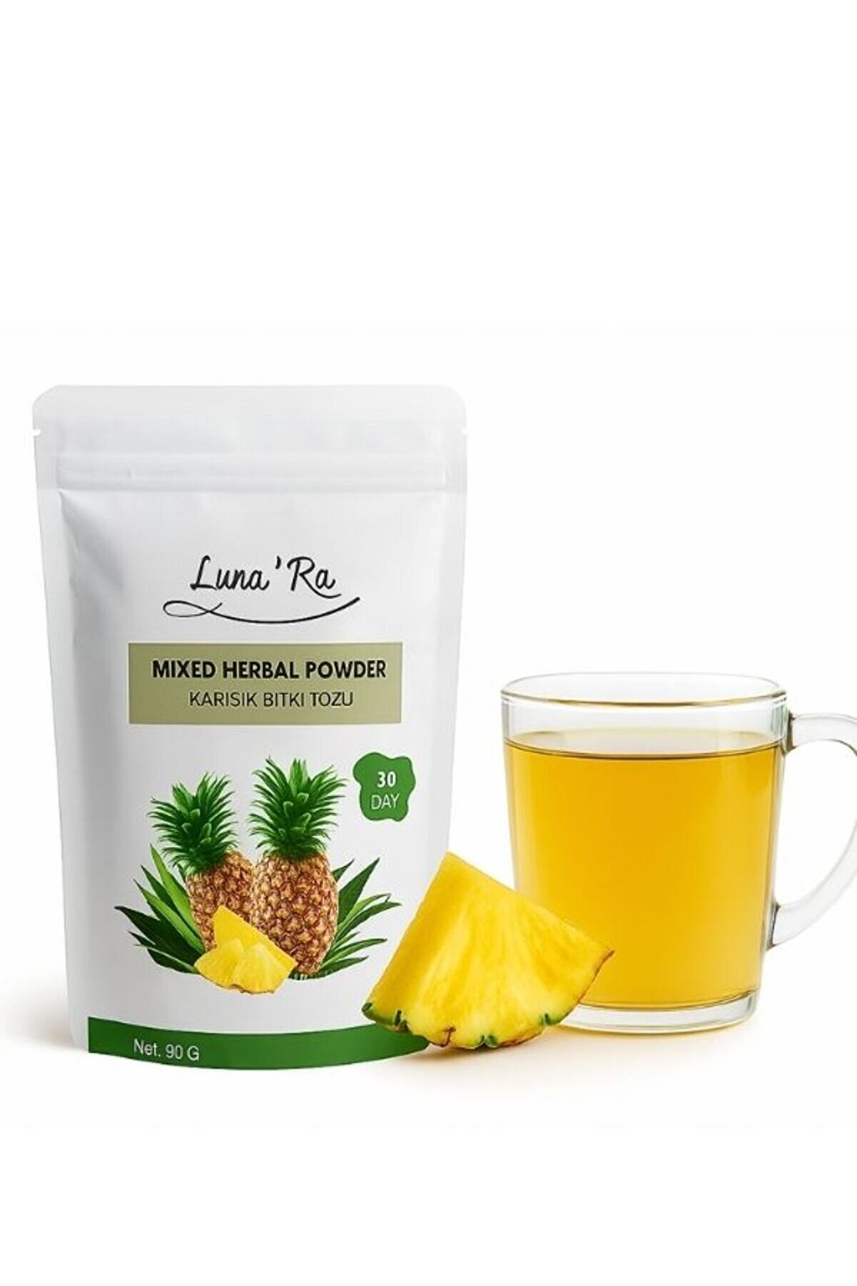 Bromelai̇n Ananas İçeren Detoks Form Çayı 1 Aylık Kullanım