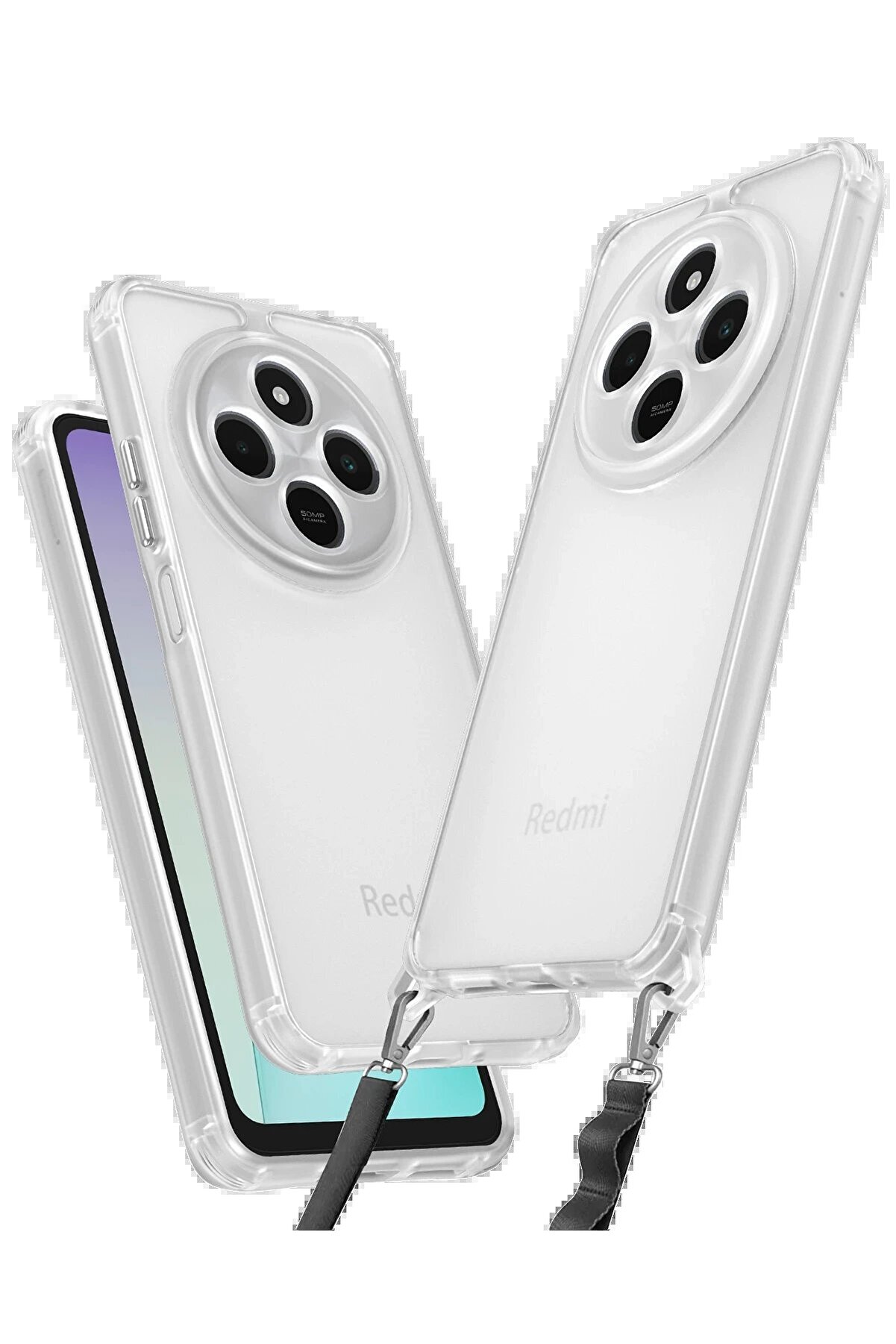 CepteToptan Xiaomi Redmi 14C Kılıf Penta Silikon Kılıf - Şeffaf - DROPX4080-4917