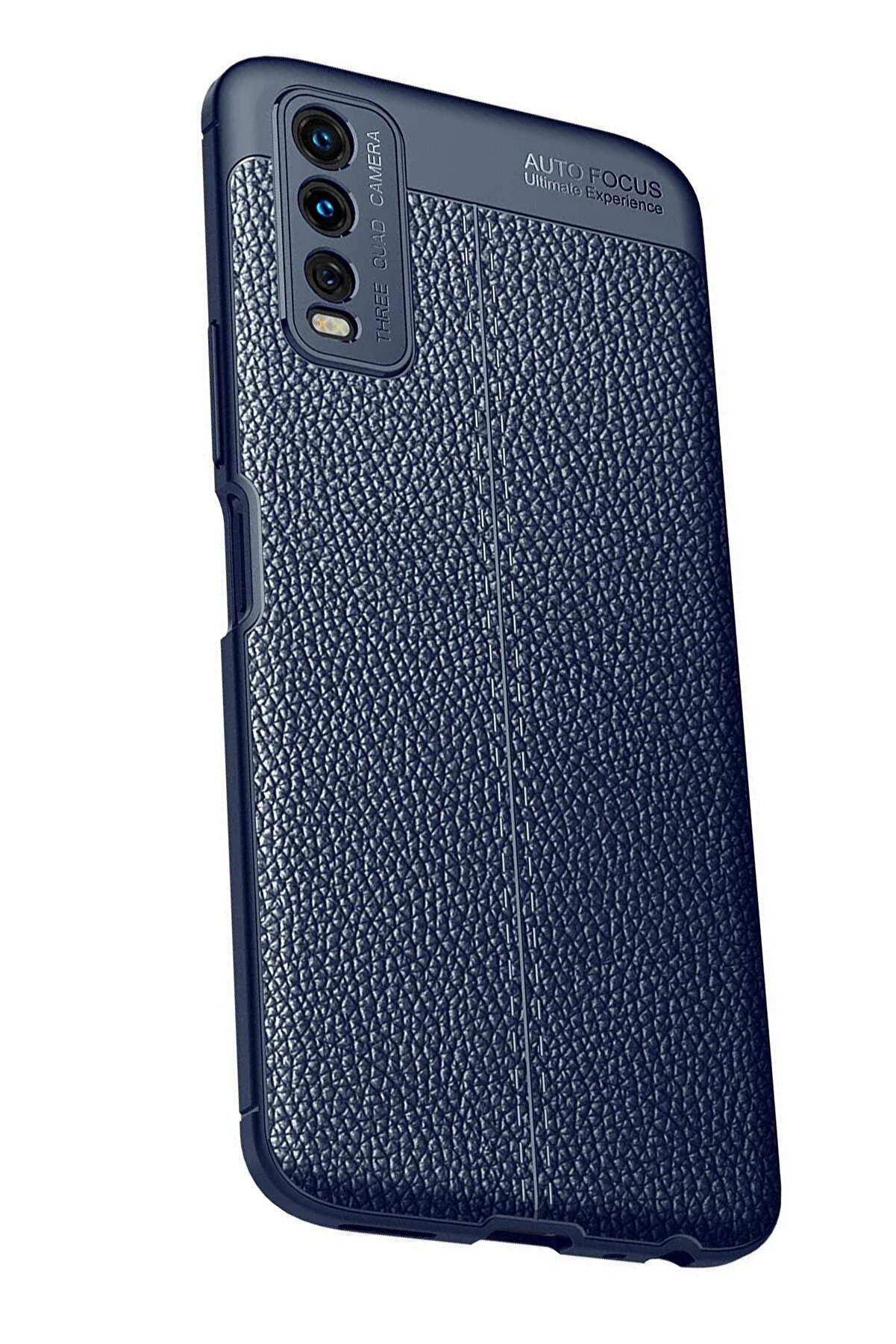 CepteToptan Vivo Y11S Kılıf Auto Focus Kapak - Lacivert - DROPX6809-8960