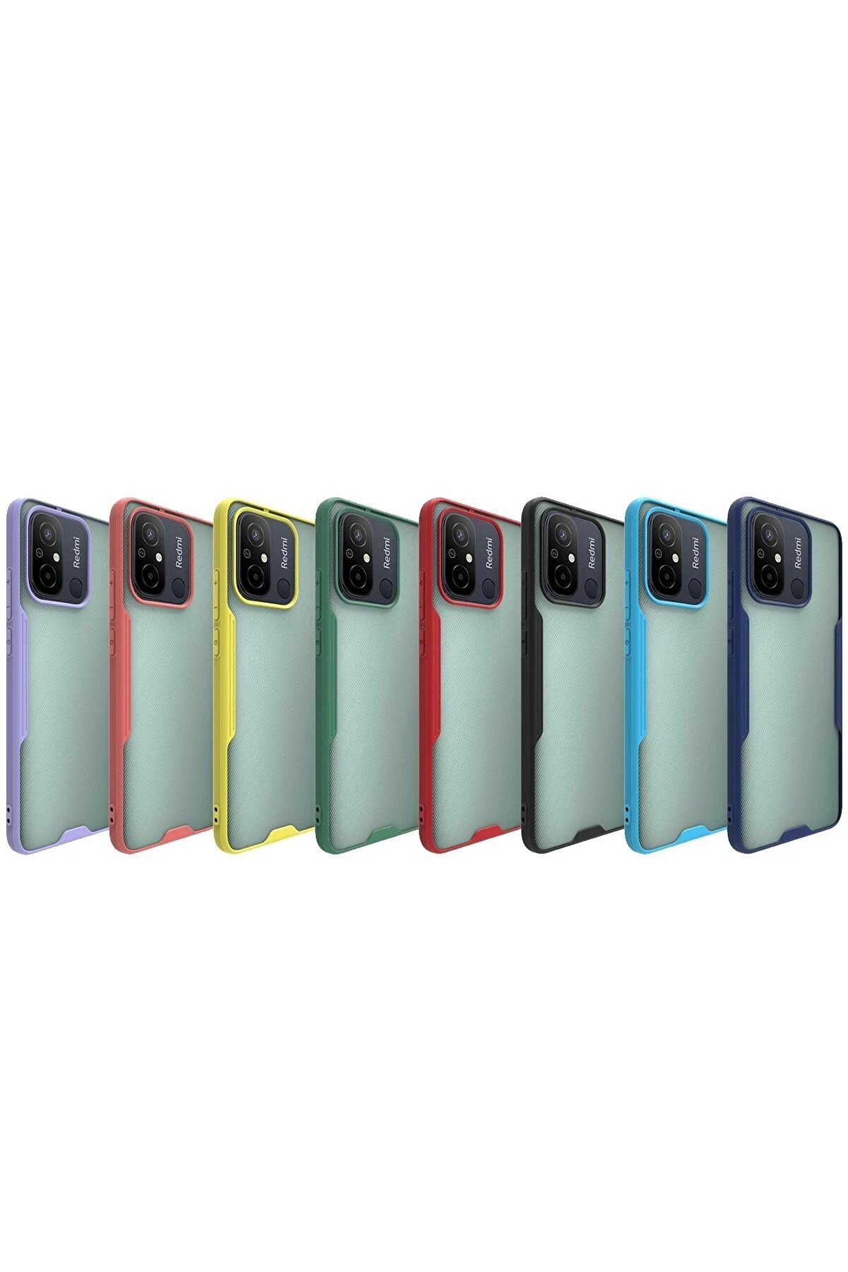 Xi̇aomi̇ Redmi̇ 12C Kılıf Plati̇n Si̇li̇kon - Si̇yah - Dropx1096-4273