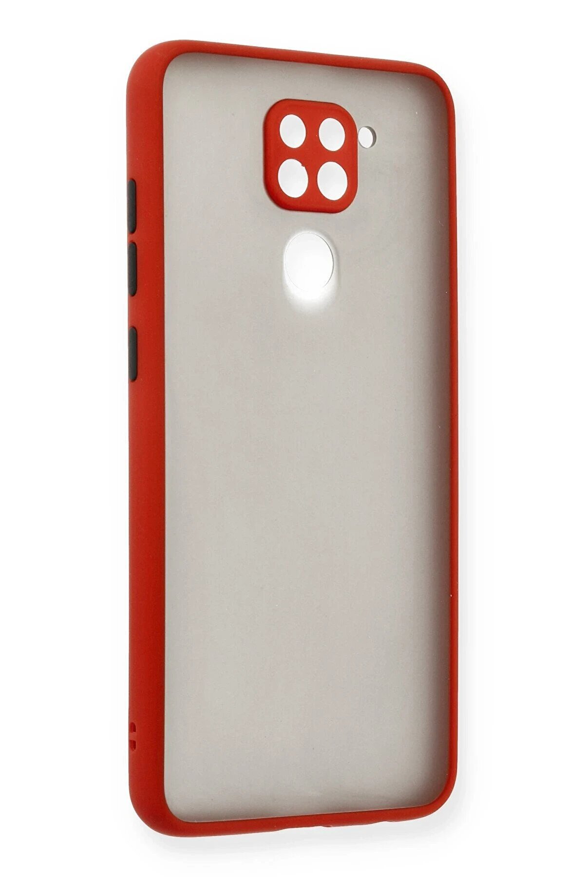 CepteToptan Xiaomi Redmi Note 9 Kılıf Montreal Silikon Kapak - Kırmızı - DROPX7568-5700